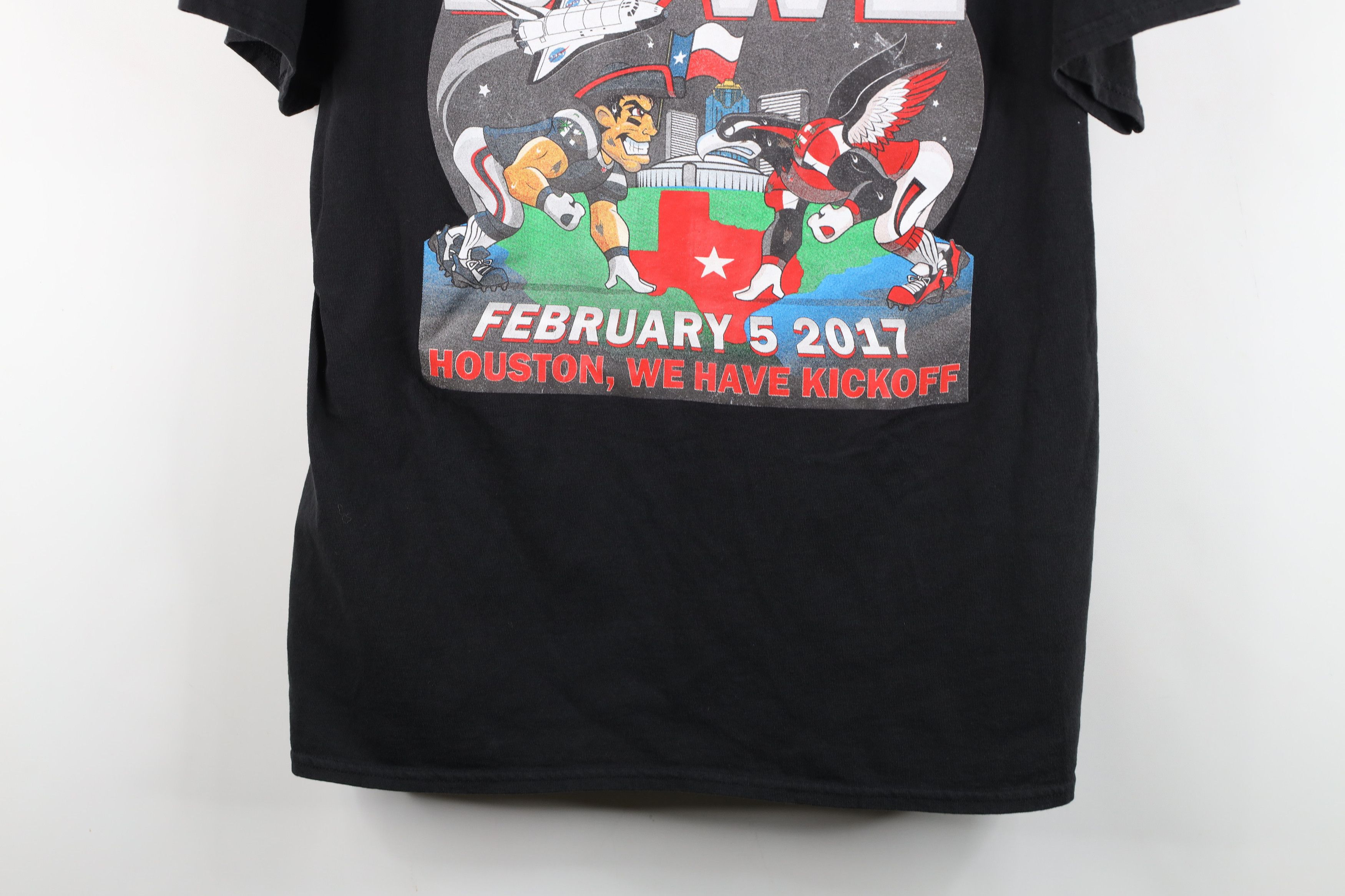 Vintage Vintage Y2K 2017 Super New England Patriots Atlanta T-Shirt Size US L / EU 52-54 / 3 - 3 Thumbnail