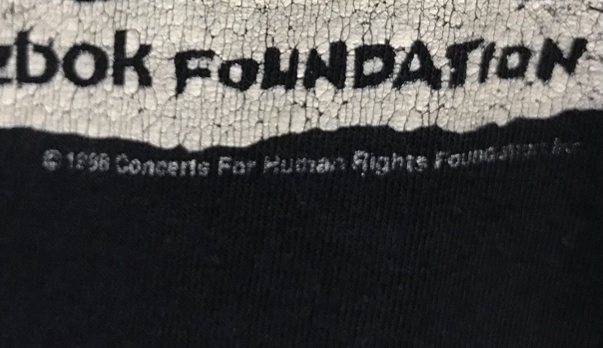 Band Tees × Reebok Vintage Reebok Human Right Now World Tour 1988 Shirt Size US M / EU 48-50 / 2 - 4 Thumbnail