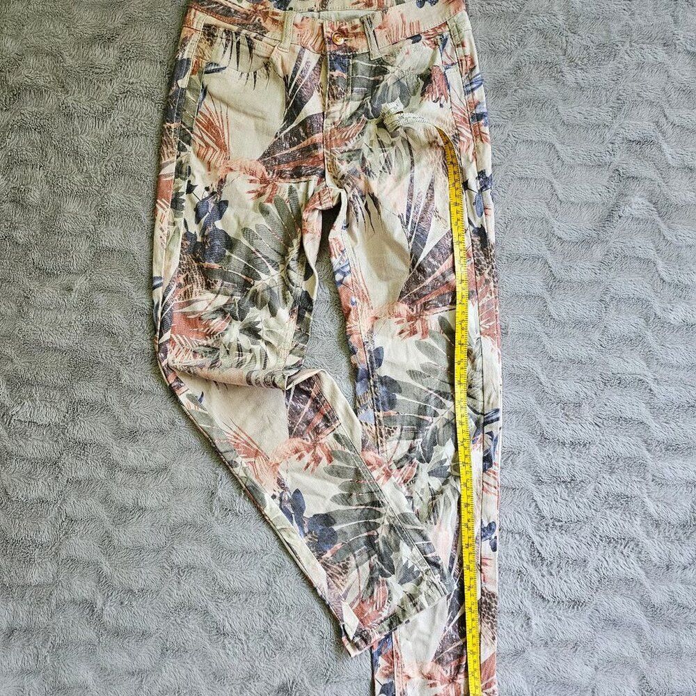 MAC Jeans MAC Jeans Floral Cream Denim Jeans Women 28 6 Medium Size 28" / US 6 / IT 42 - 1 Thumbnail