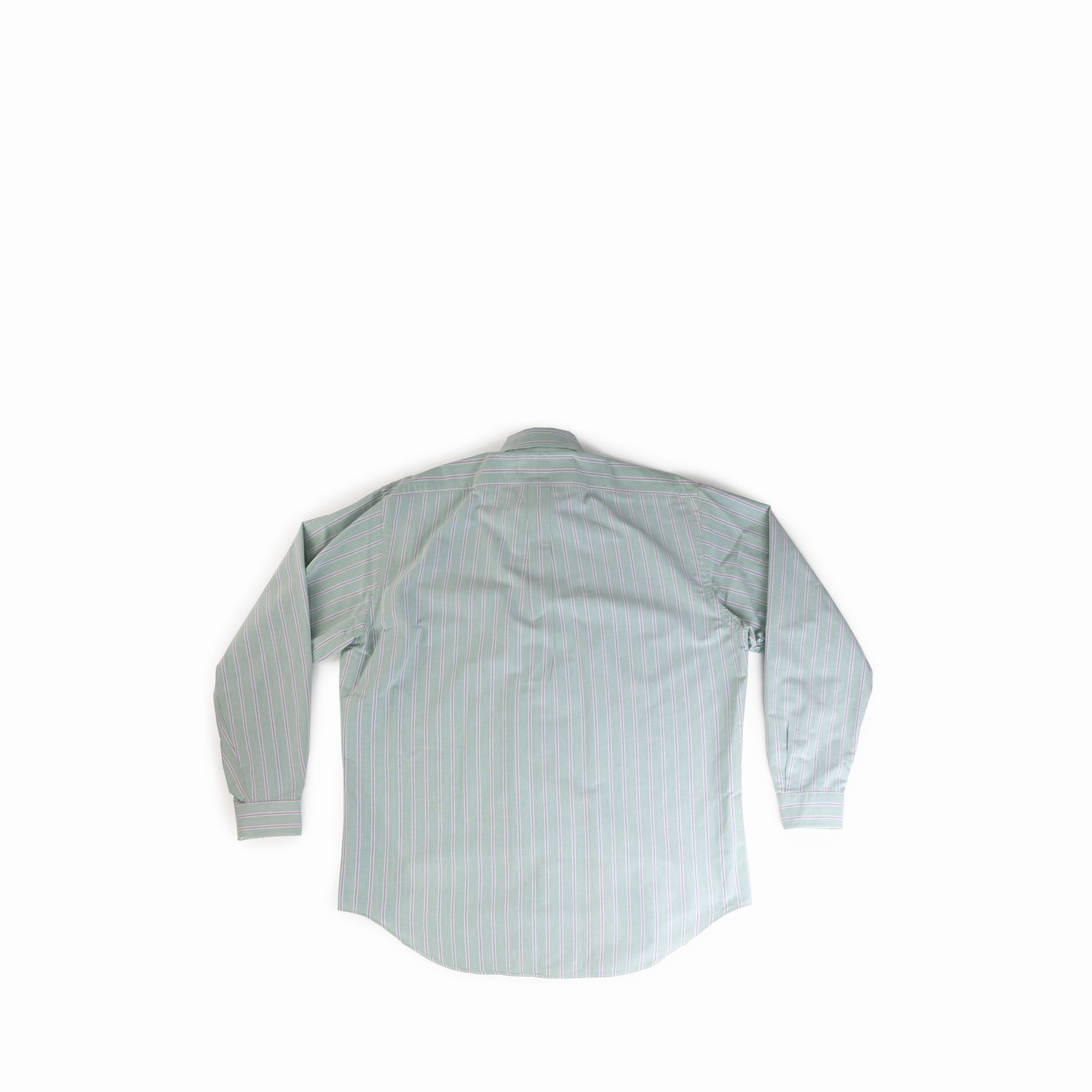 Polo Ralph Lauren Vintage 1990's Polo Ralph Lauren Stripe Button Up Shirt Size US L / EU 52-54 / 3 - 2 Thumbnail