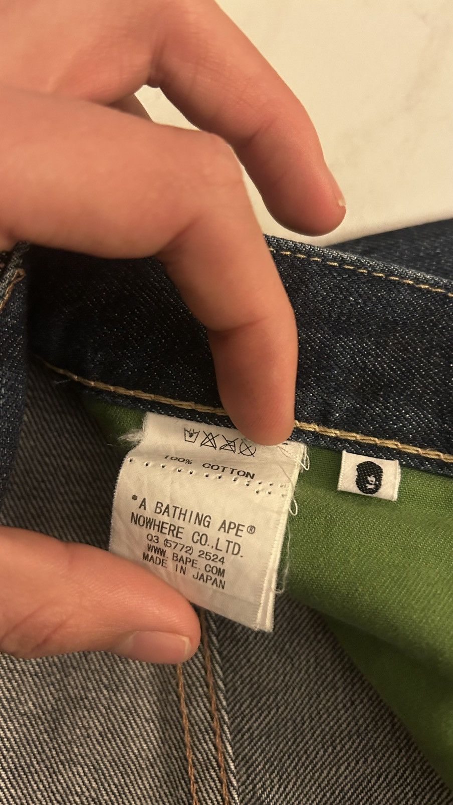 Bape SHARK LOGO BAPE JEANS Size US 35 - 11 Thumbnail