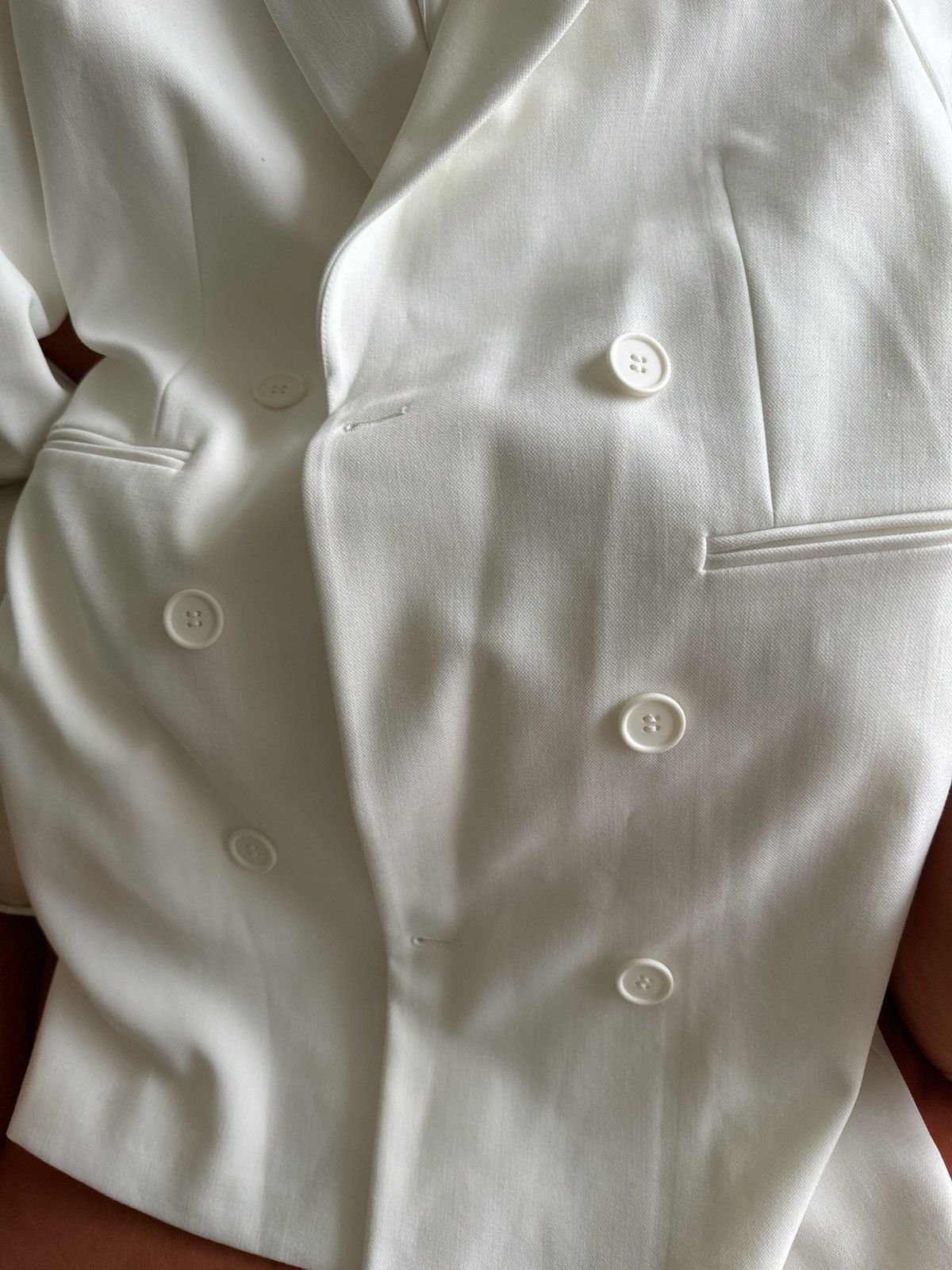 French Connection Designer, white blazer Size S / US 4 / IT 40 - 5 Thumbnail