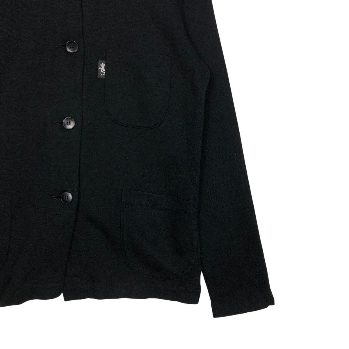 agnes b. 🔥RICH BLACK VINTAGE CHORE JACKET AGNES B. PARIS Size US S / EU 44-46 / 1 - 7 Thumbnail