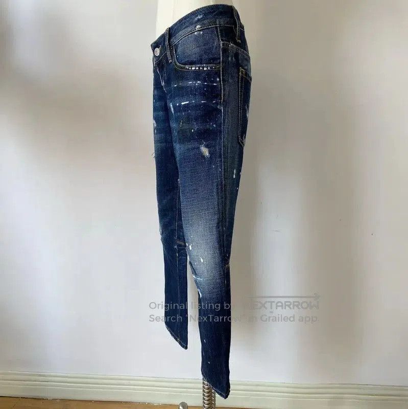 Other DSQUARED2 L Size Blue Cotton Casual Pants . Size 30" / US 8 / IT 44 - 2 Thumbnail