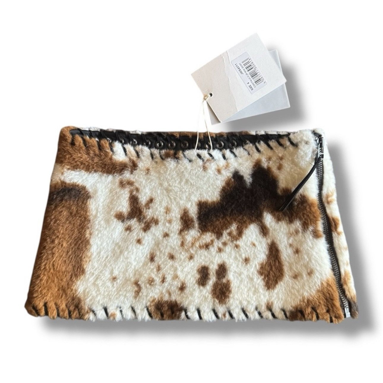 Jaded London Jaded London Kena Whipstitch Cow Print Mini Skirt Size 25" / US 0 / IT 36 - 1 Thumbnail