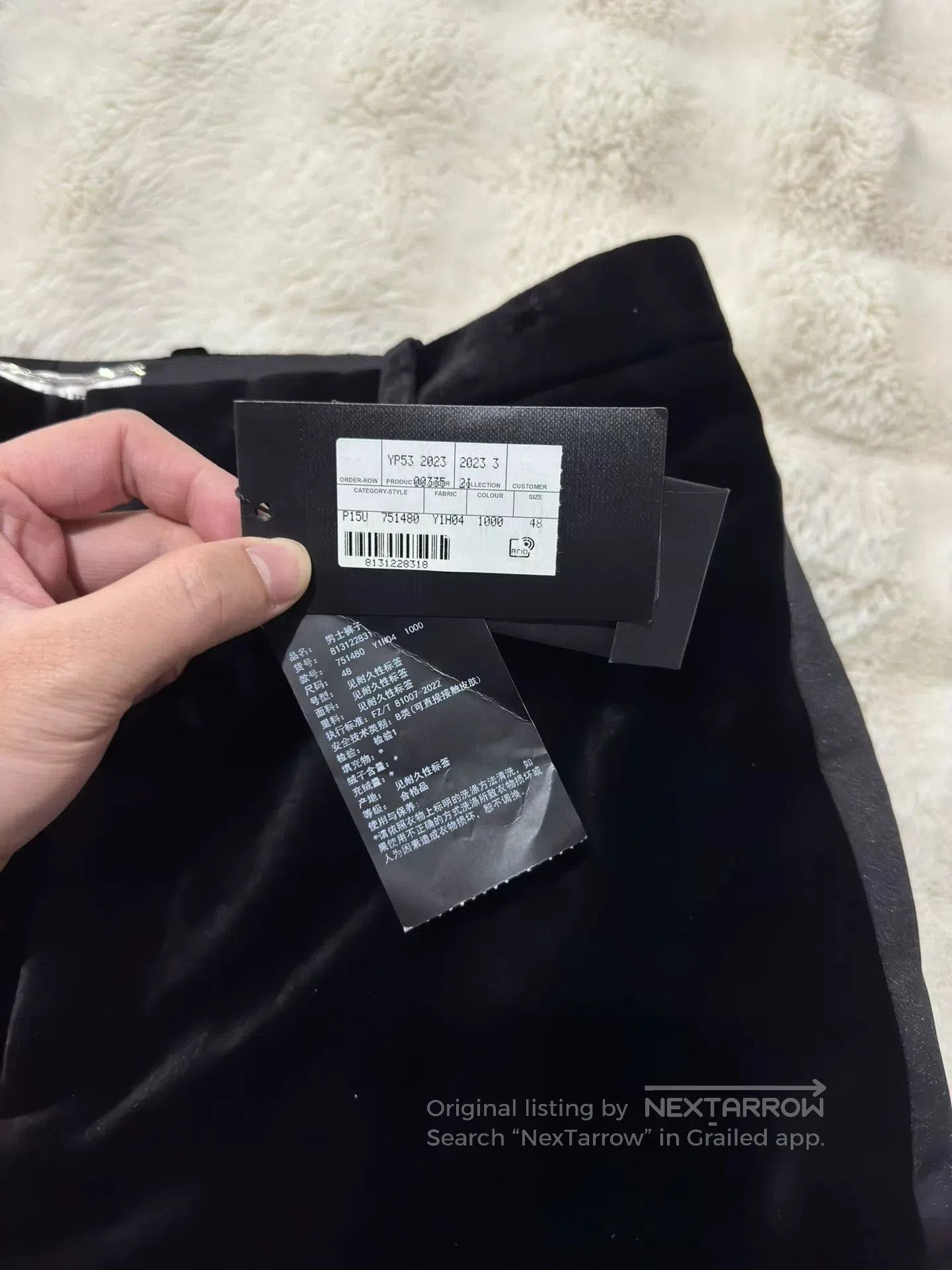 Saint Laurent Paris Saint Laurent 23 Velvet Smoking Pants. Size US 32 / EU 48 - 3 Thumbnail