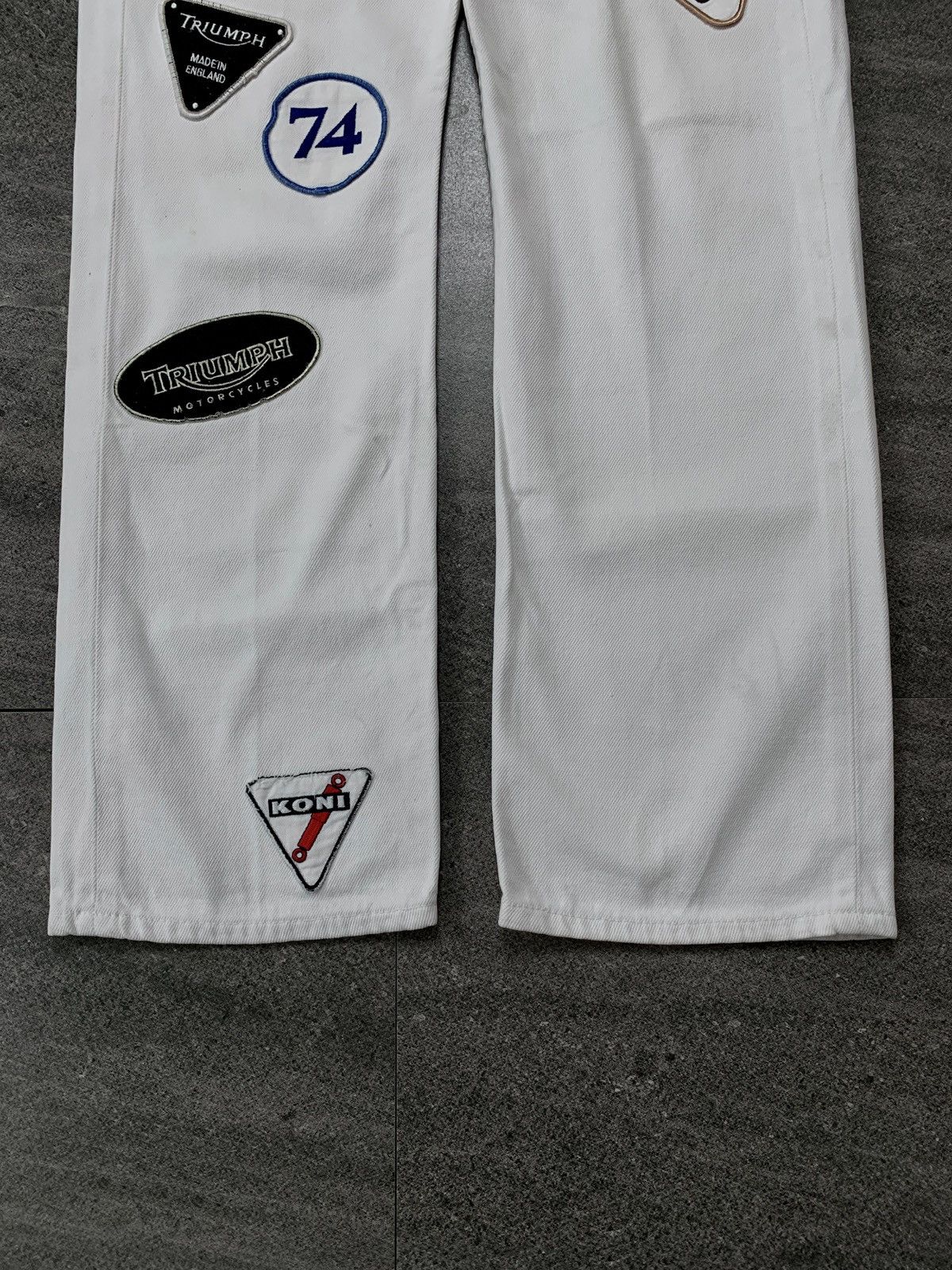 Junya Watanabe FREE TAX! 2002 Biker Patched Denim Jeans - 32” Size US 32 / EU 48 - 7 Thumbnail