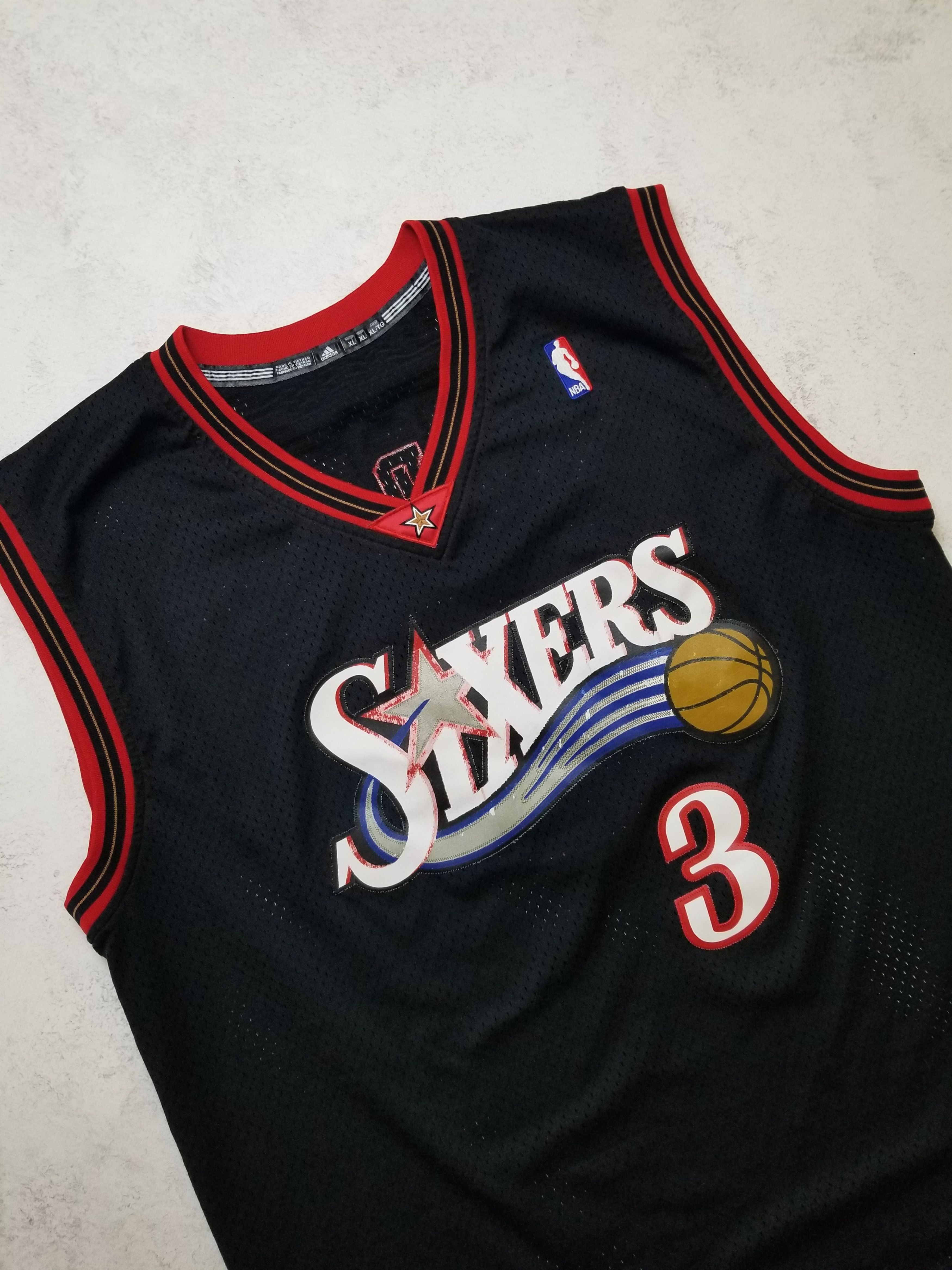 Adidas Adidas Philadelphia 76ers Allen Iverson #3 NBA Jersey Size US XL / EU 56 / 4 - 10 Thumbnail