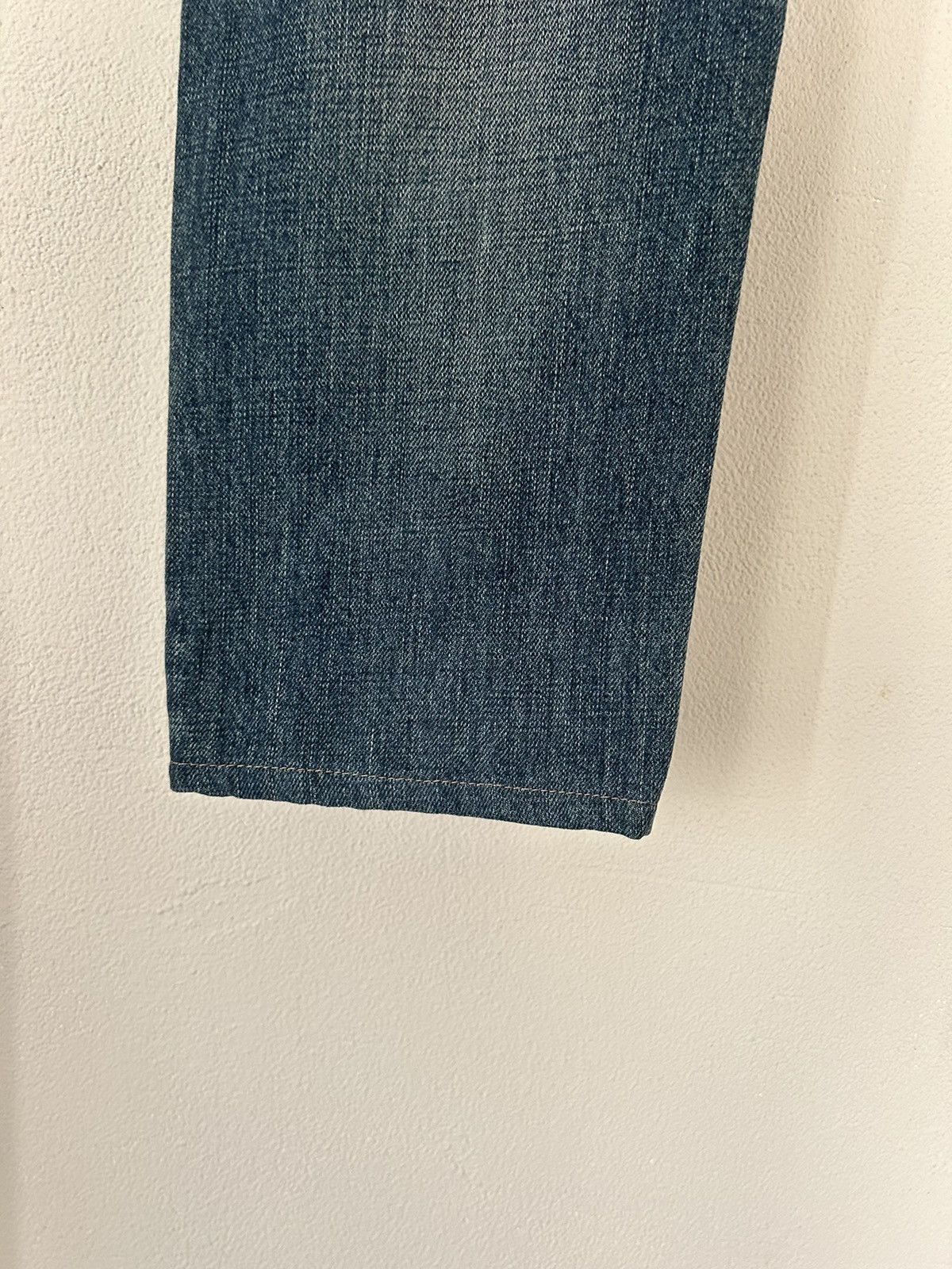 Balmain Blue Denim Biker Jeans Size US 31 - 15 Thumbnail