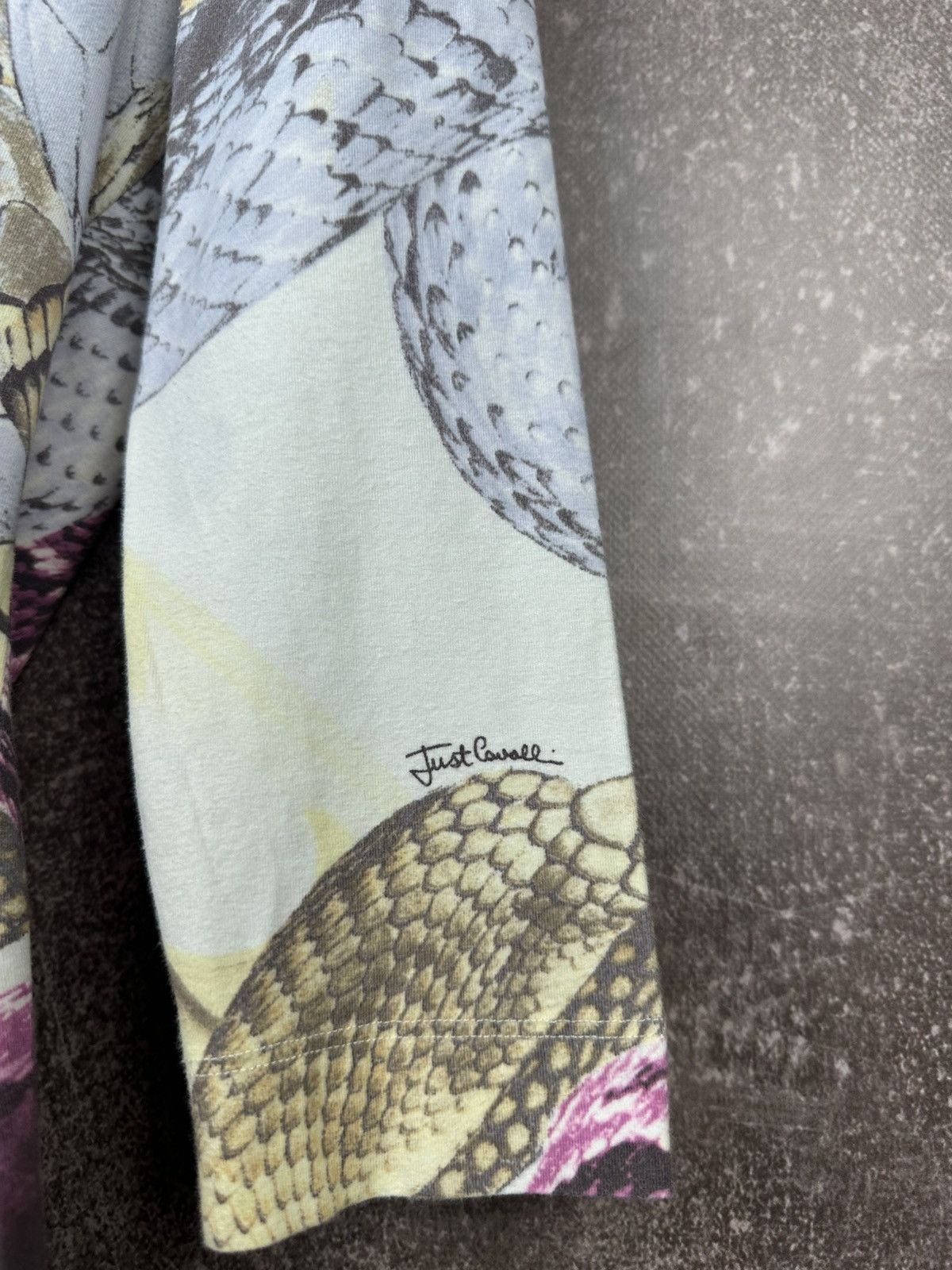 Just Cavalli Just Cavalli Long Sleeve Luxury Designer Shirt Tee Size M / US 6-8 / IT 42-44 - 5 Thumbnail
