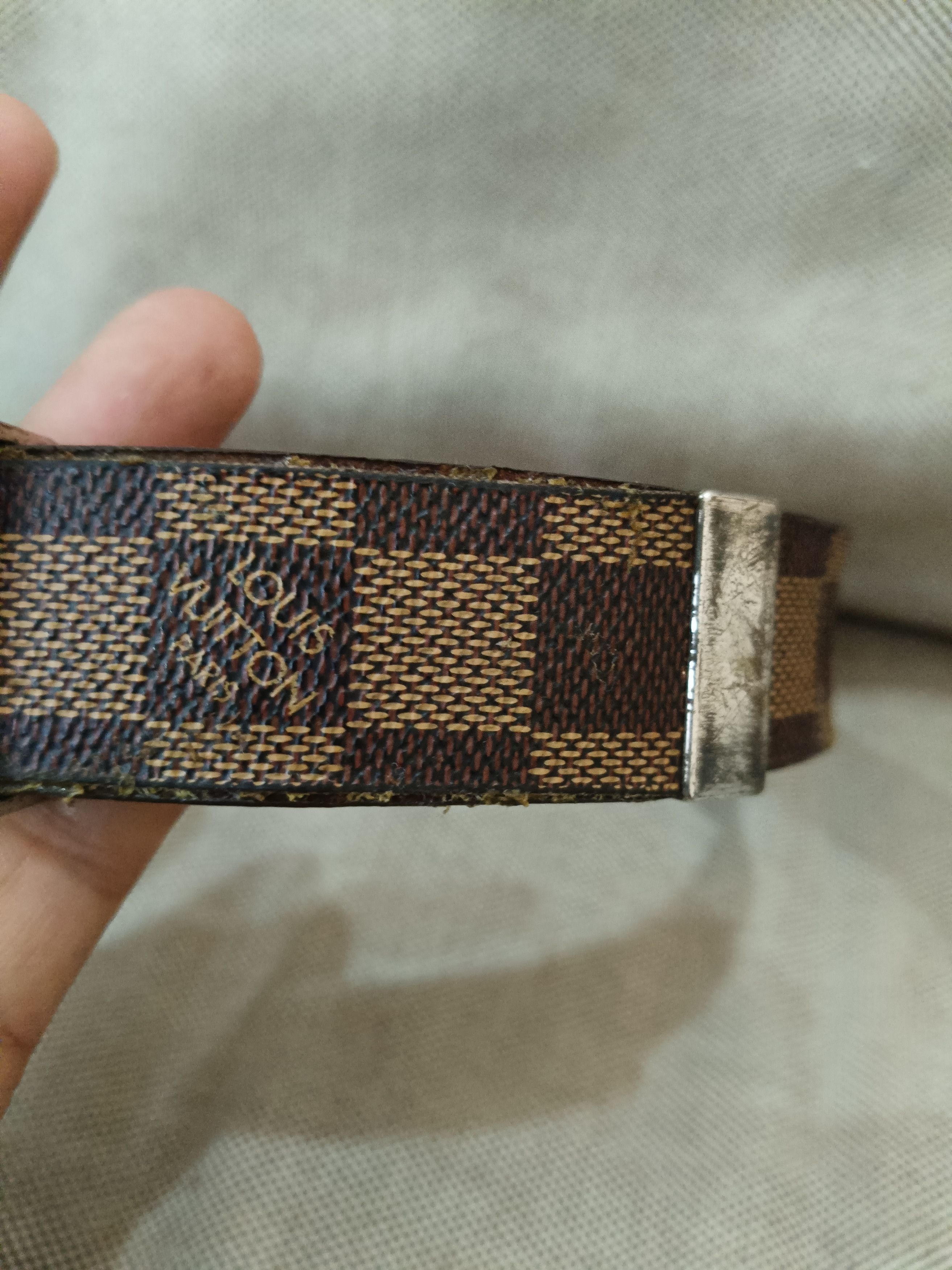 Louis Vuitton × Vintage Louis Vuitton Monogram Canvas Leather Belt/ CT0054 Size ONE SIZE - 4 Thumbnail