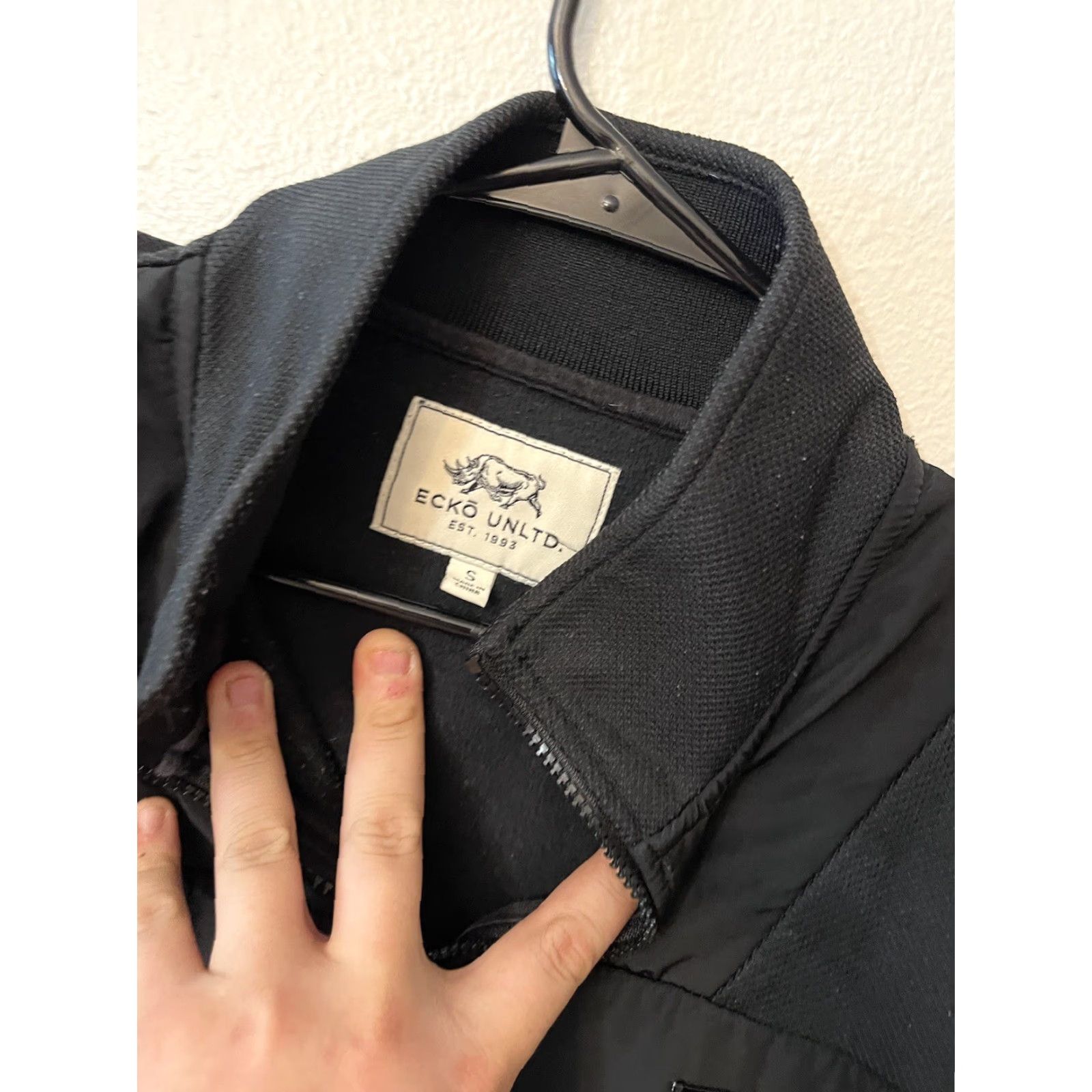Ecko Unltd. VINTAGE Ecko Unltd. Full Zip Jacket Mens Small Black Adult Size US S / EU 44-46 / 1 - 3 Thumbnail