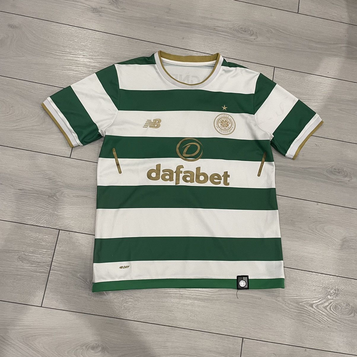 New Balance DAFABET Celtic LISBOA tee match jersey shirt AUJLA Size US M / EU 48-50 / 2 - 1 Thumbnail