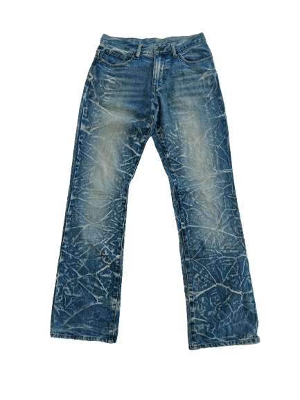 Vintage Vintage SUNLUCAS Jean's Flash Light Style Japanese Brand Size US 30 / EU 46 - 1 Thumbnail