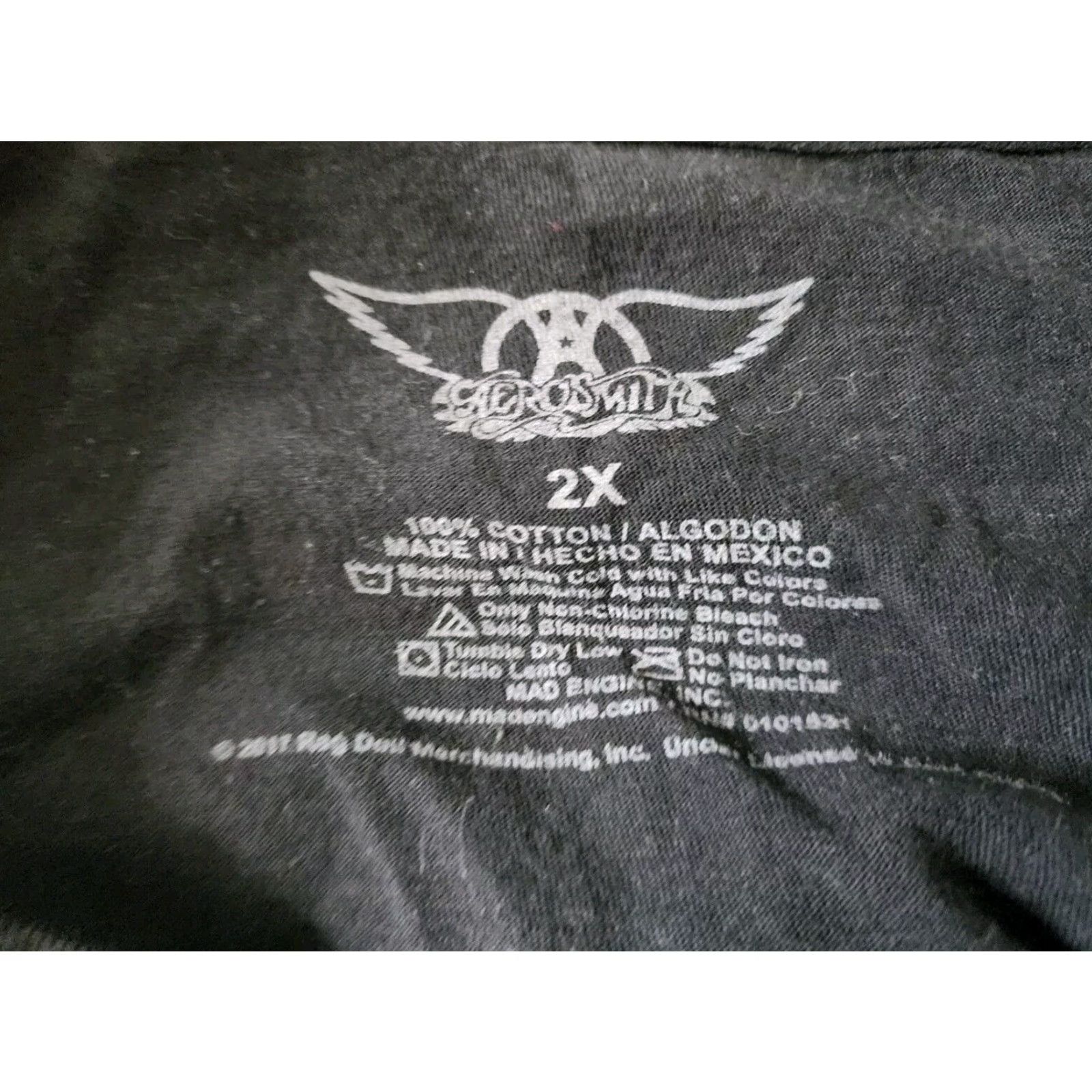 Aerosmith Vintage Aerosmith Band T-Shirt Men’s 2XL Short Sleeve Black Rock Music Tee Size US XXL / EU 58 / 5 - 4 Thumbnail