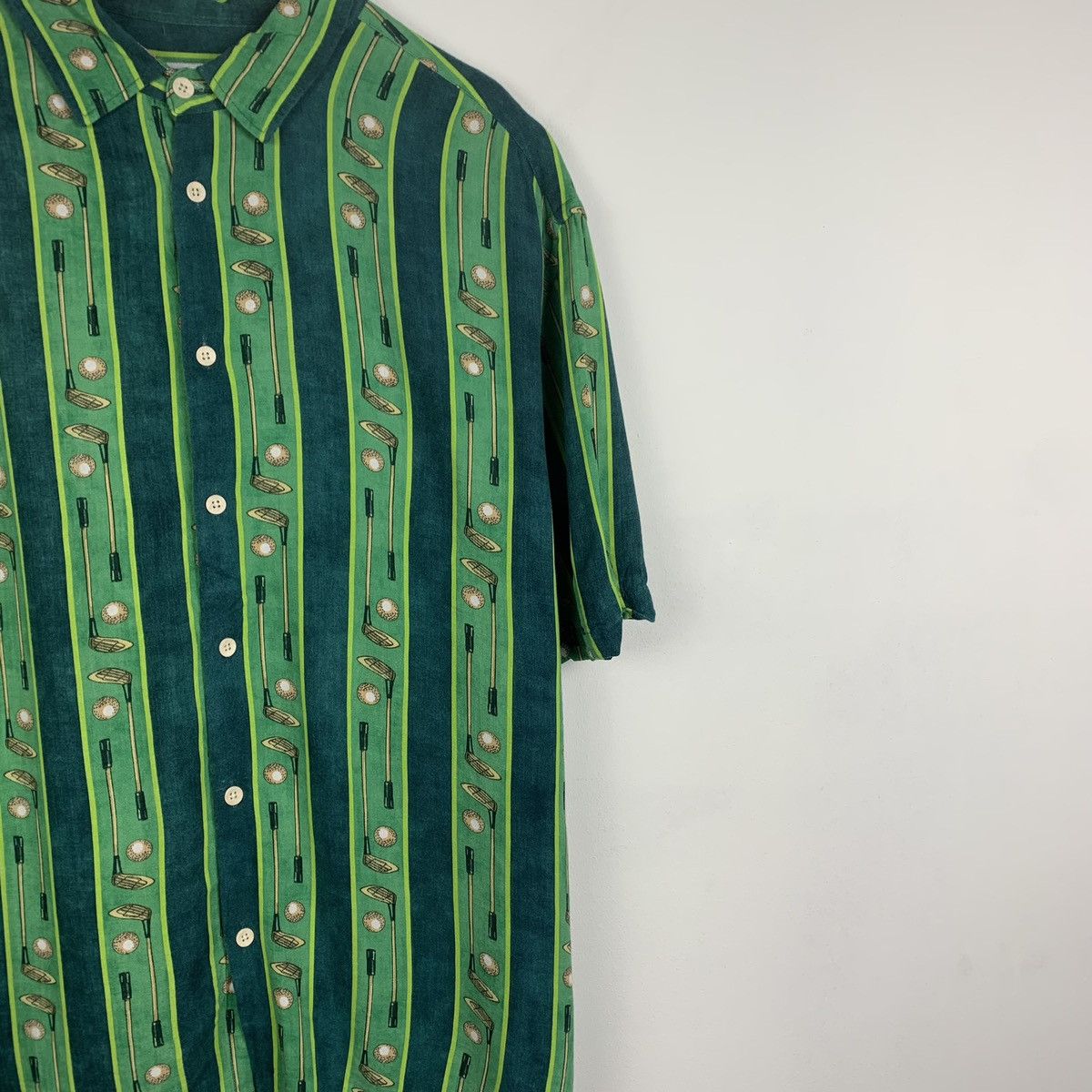 Zara Zara Hawaiian Crazy Golf Shirt Multicolor Old Money Style Size US XL / EU 56 / 4 - 5 Thumbnail