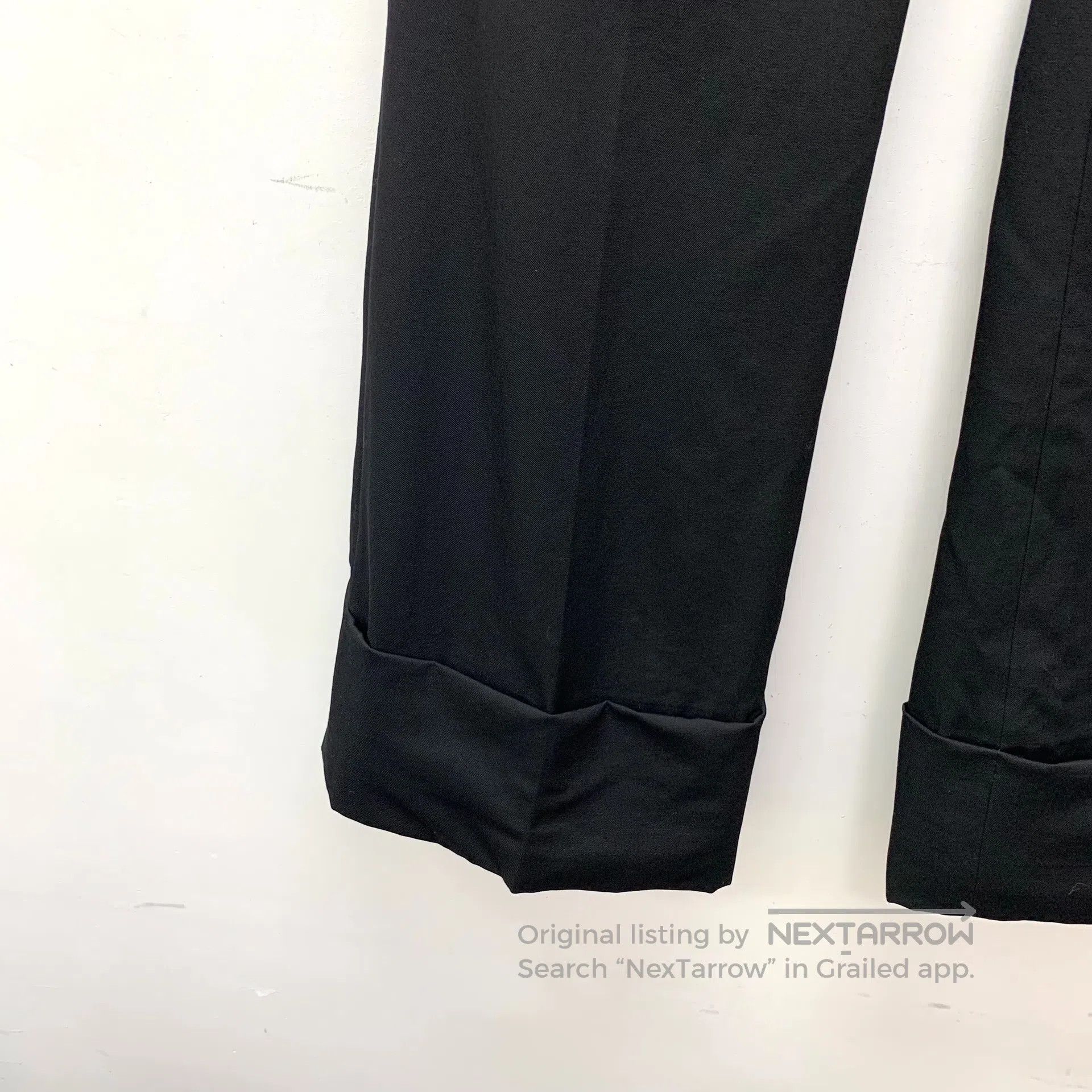 Stella McCartney Stella McCartney size M Black flare wool tailored long tro Size US 27 - 5 Thumbnail