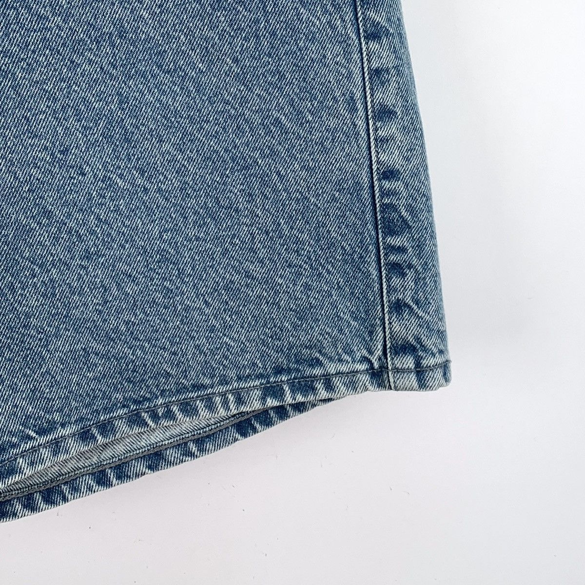 Supreme Supreme Blue Logo Letter Embroidered Denim Shorts K26WX Size US 32 / EU 48 - 4 Thumbnail