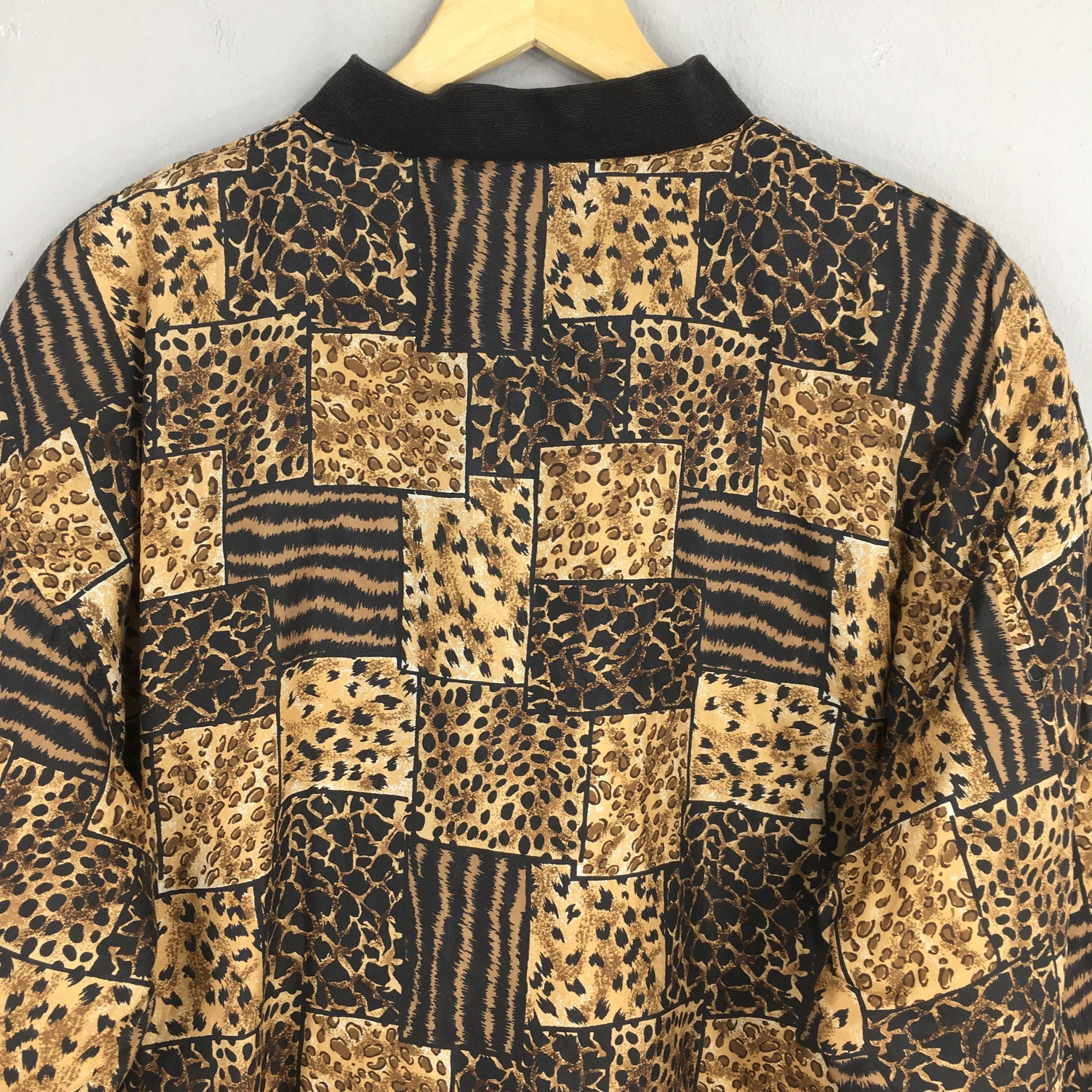 Vintage Vintage Tiger Leopard Patterned Jacket Medium Size US M / EU 48-50 / 2 - 8 Thumbnail