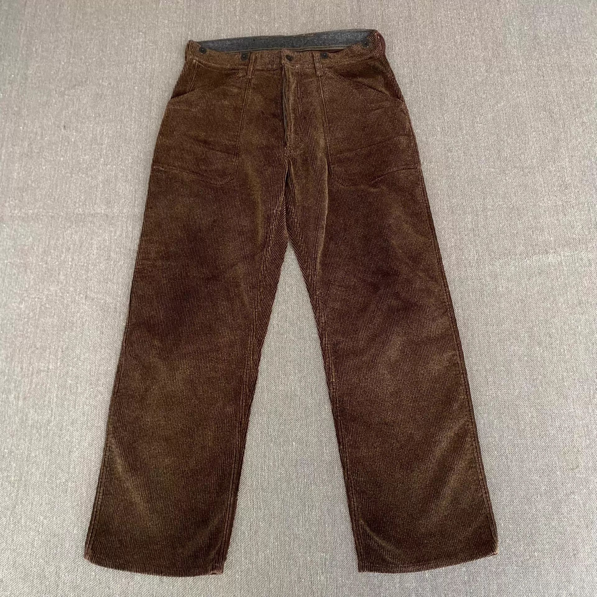 Freewheelers Freewheelers Bootleggers Yellowstone Brown HW Cord Pants 36 Size US 36 / EU 52 - 2 Thumbnail
