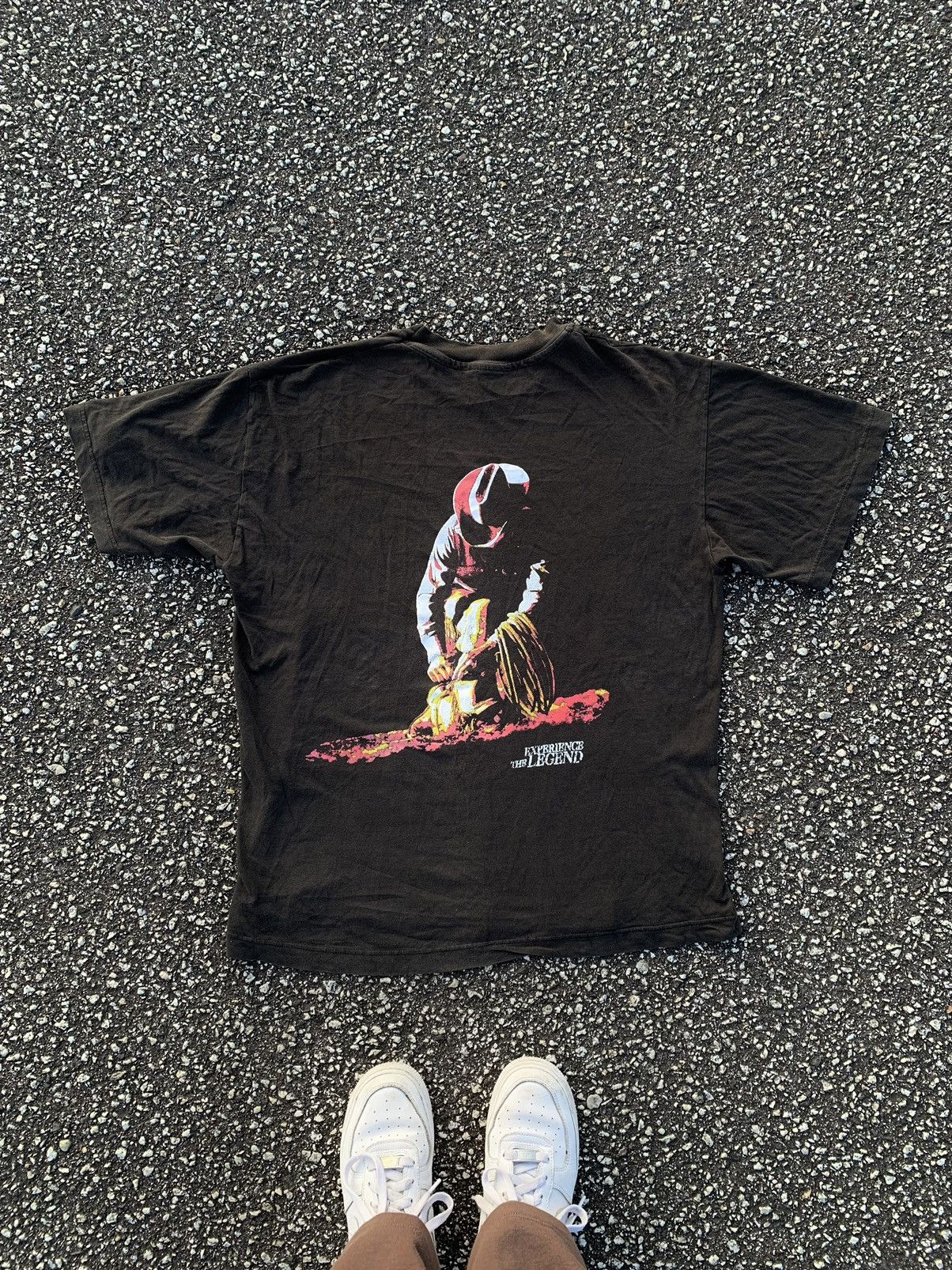 Vintage Vintage 90’s Cowboy T-shirt Hanes Tee Western Size US L / EU 52-54 / 3 - 1 Thumbnail