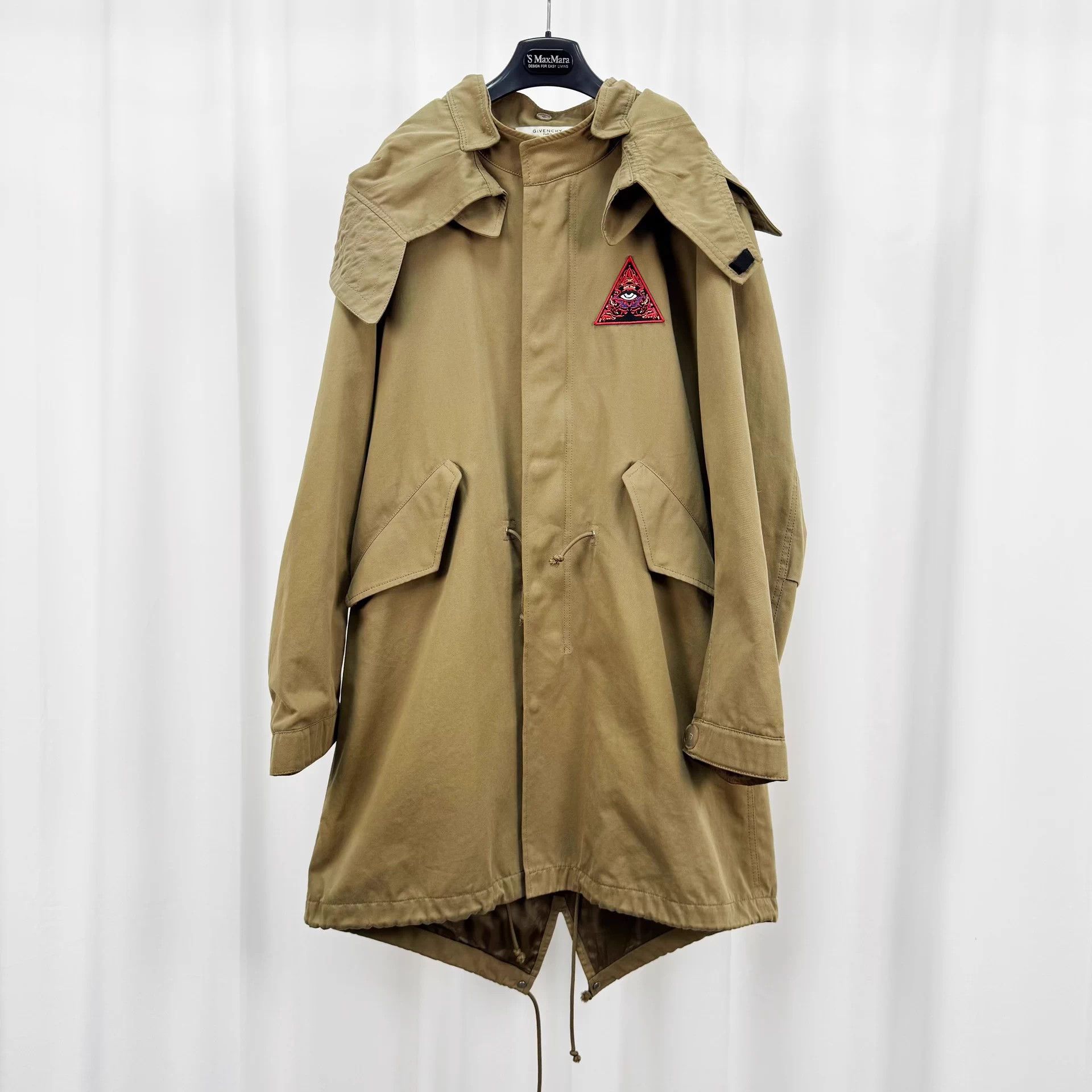 Givenchy Givenchy All-Seeing Eye embroidered overcoat 48 98 New Size US M / EU 48-50 / 2 - 1 Thumbnail