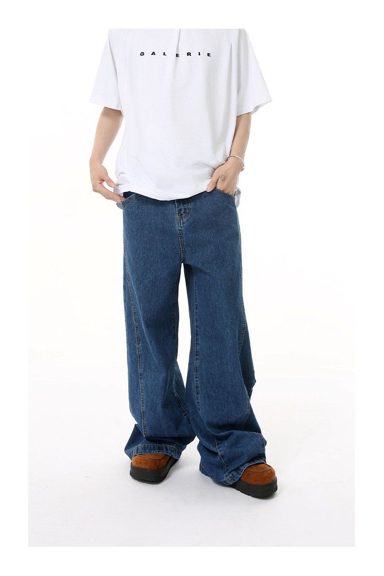 Japanese Brand Japanese retro high-street straight-leg casual jeans Size US 32 / EU 48 - 1 Thumbnail