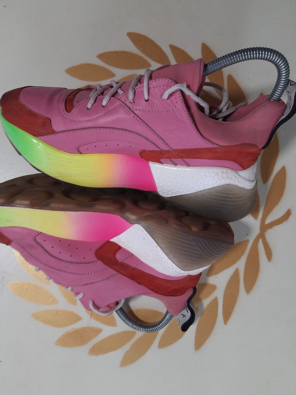 Designer × Stella McCartney Stella McCartney Eclypse Rainbow Sneakers Size US 7.5 / IT 37.5 - 4 Thumbnail