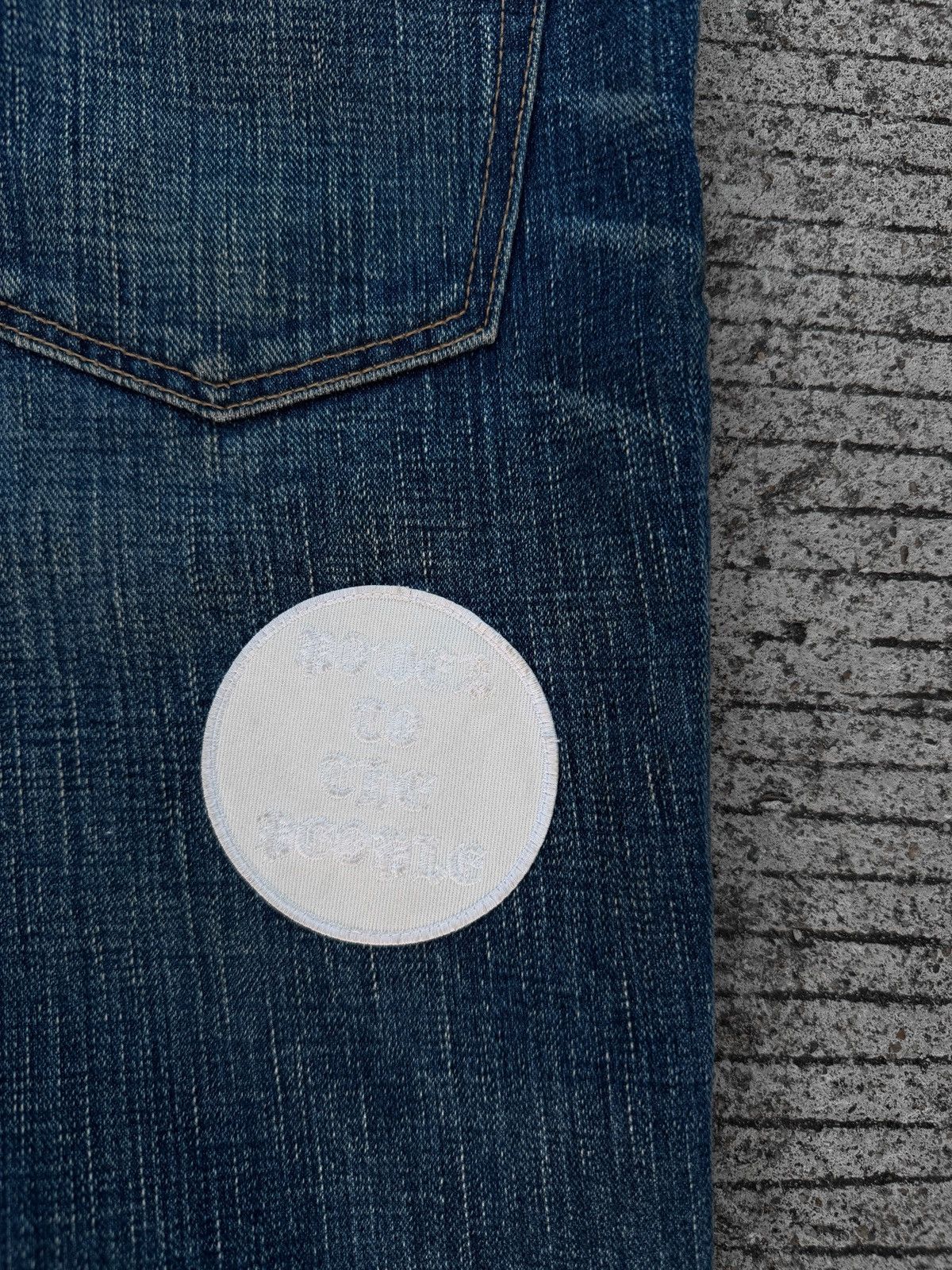 Number (N)ine Number (N)ine AW04 Patch Grunge Denim Size US 32 / EU 48 - 18 Thumbnail