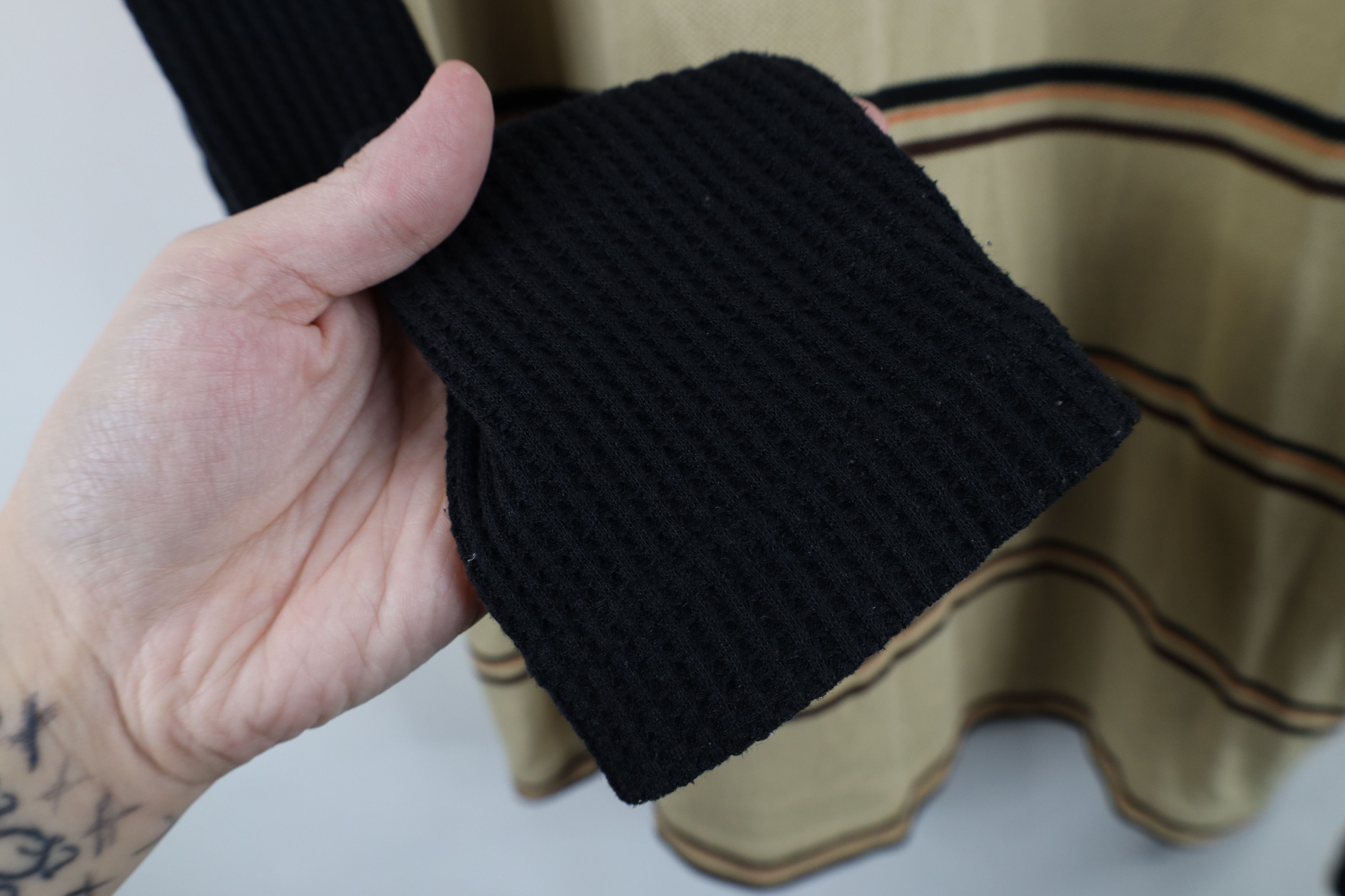 Vintage Vintage Y2K Streetwear Striped Long Sleeve Polo Shirt Size US L / EU 52-54 / 3 - 9 Thumbnail