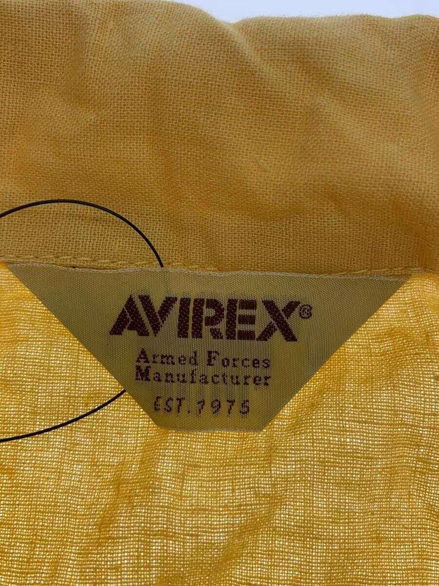 Avirex Avirex Linen Short-Sleeved Shirt Yellow Size US M / EU 48-50 / 2 - 3 Thumbnail