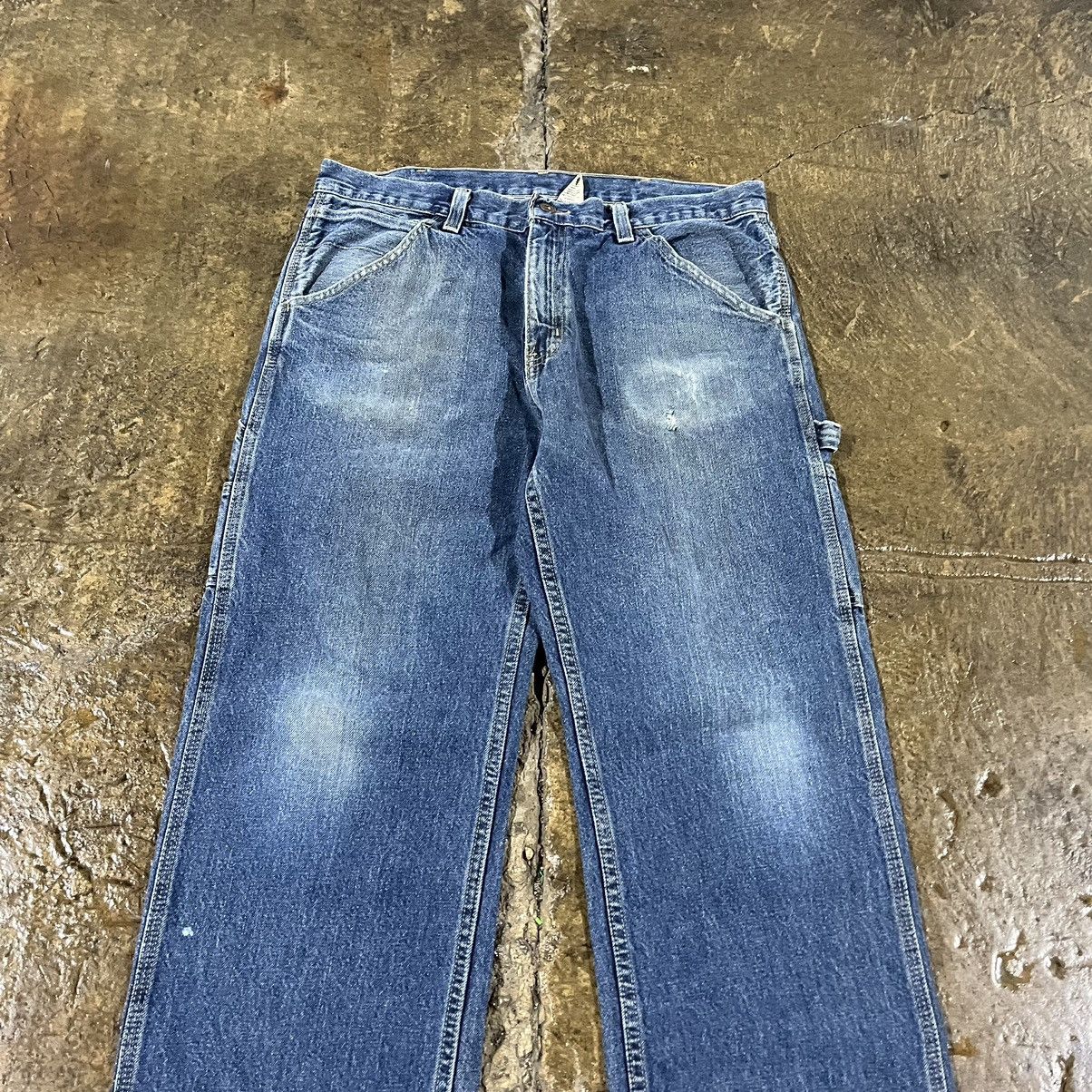 Carhartt × JNCO × Vintage Crazy Vintage Y2K Baggy Carpenter Jeans Skater Wide Leg JNCO Size US 36 / EU 52 - 8 Thumbnail