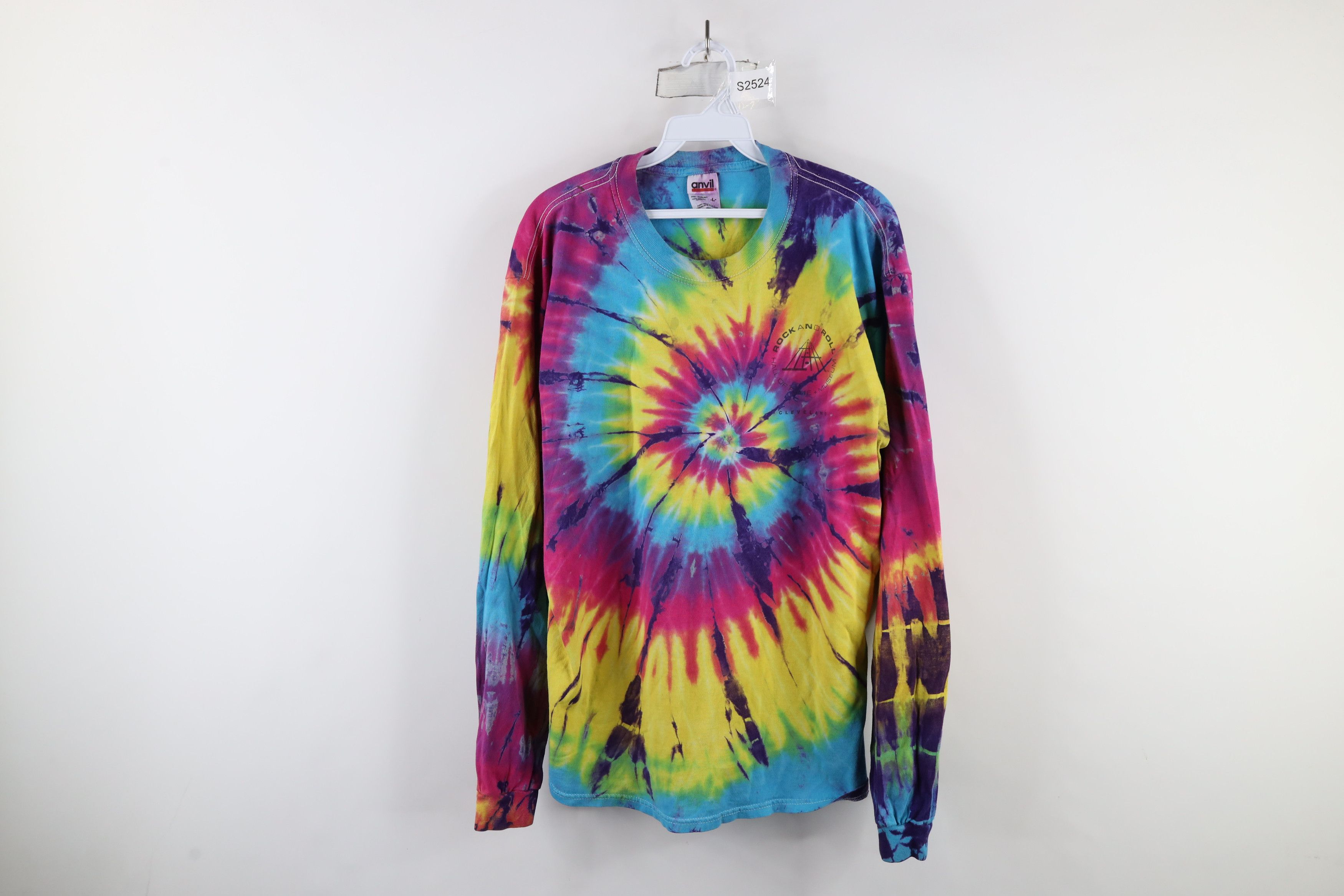 Vintage Vintage 90s N Roll Hall of Fame Museum Long Sleeve T-Shirt Size US L / EU 52-54 / 3 - 1 Thumbnail