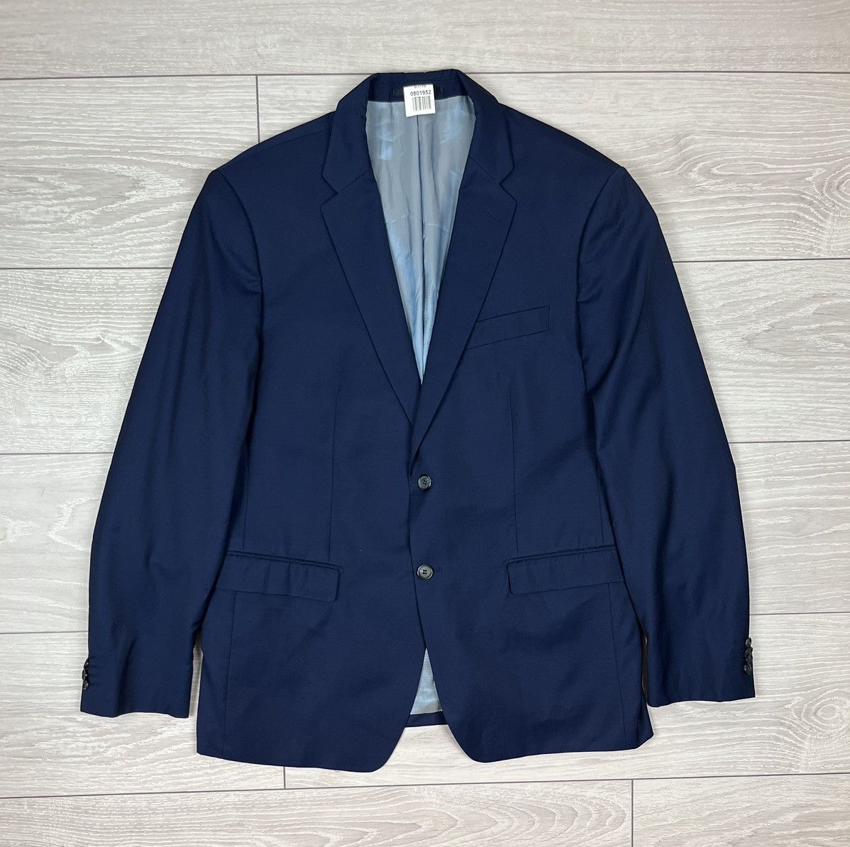 Ermenegildo Zegna Ermenegildo Zegna Vintage Blue Lana Silk Blazer 58 Size Size 50R - 1 Thumbnail