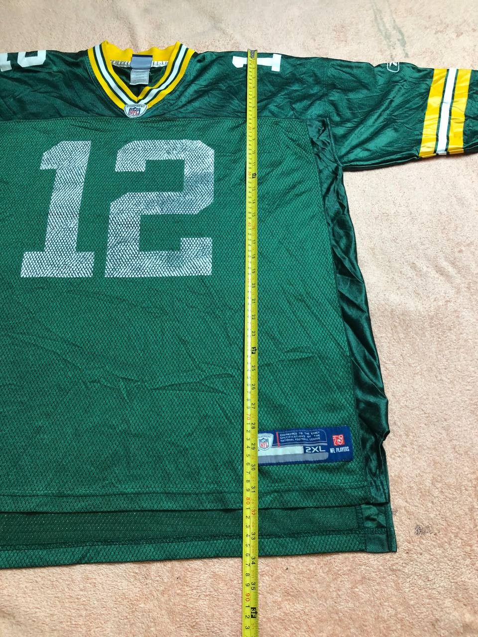 NFL NFL Reebok Aaron Rodgers № 12 Football Home Jersey Size 2XL Size US XXL / EU 58 / 5 - 16 Thumbnail