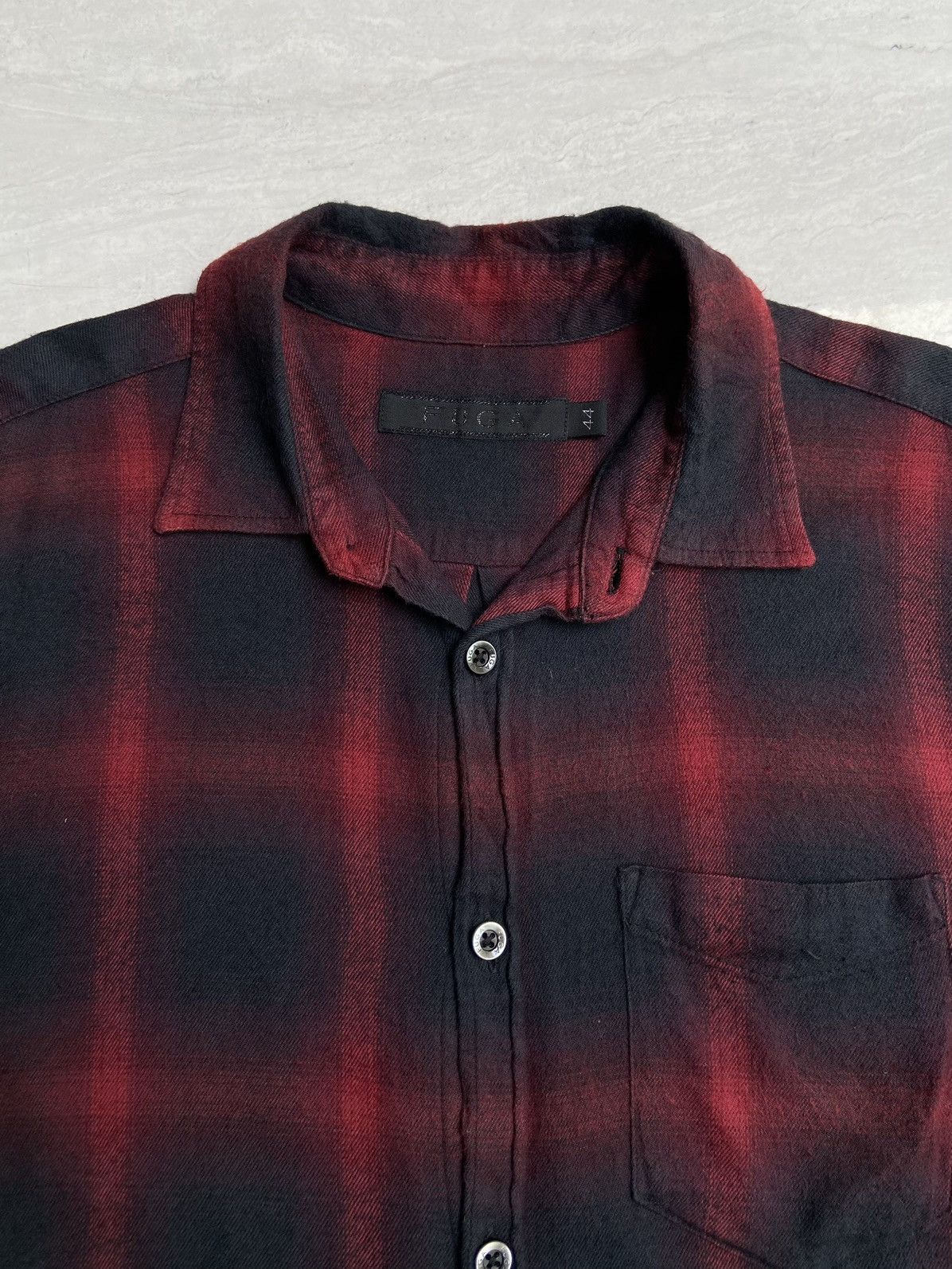 GOSTAR DE FUGA × If Six Was Nine × Japanese Brand FUGA Plaid Flanel Shirt Size US S / EU 44-46 / 1 - 10 Thumbnail