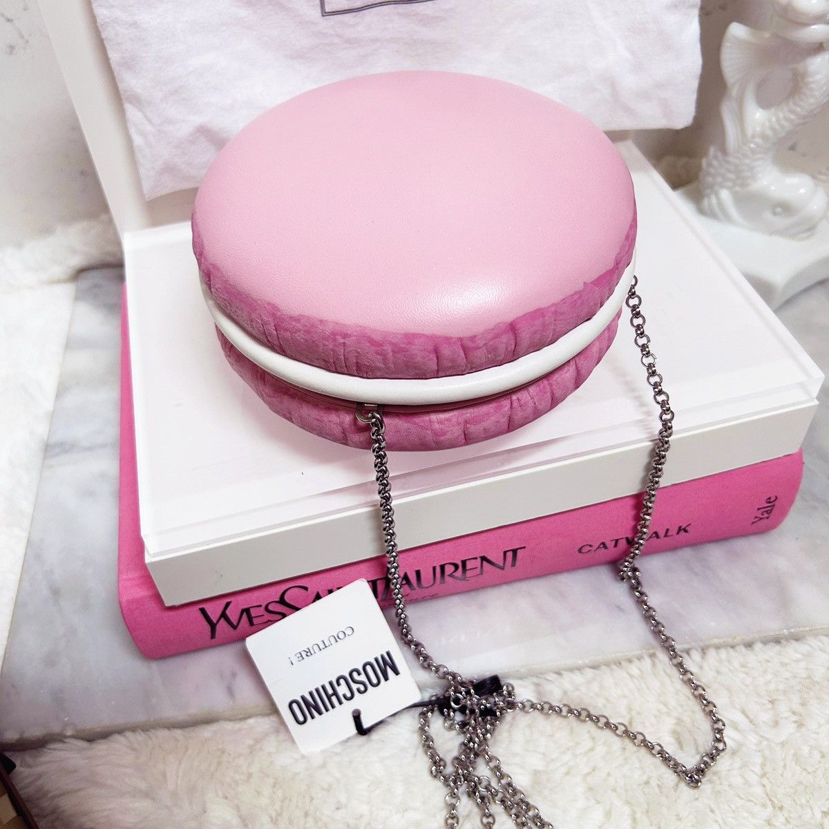 Moschino Authentic Moschino RARE Macaron Pink Marie Antoinette Bag Size ONE SIZE - 9 Thumbnail