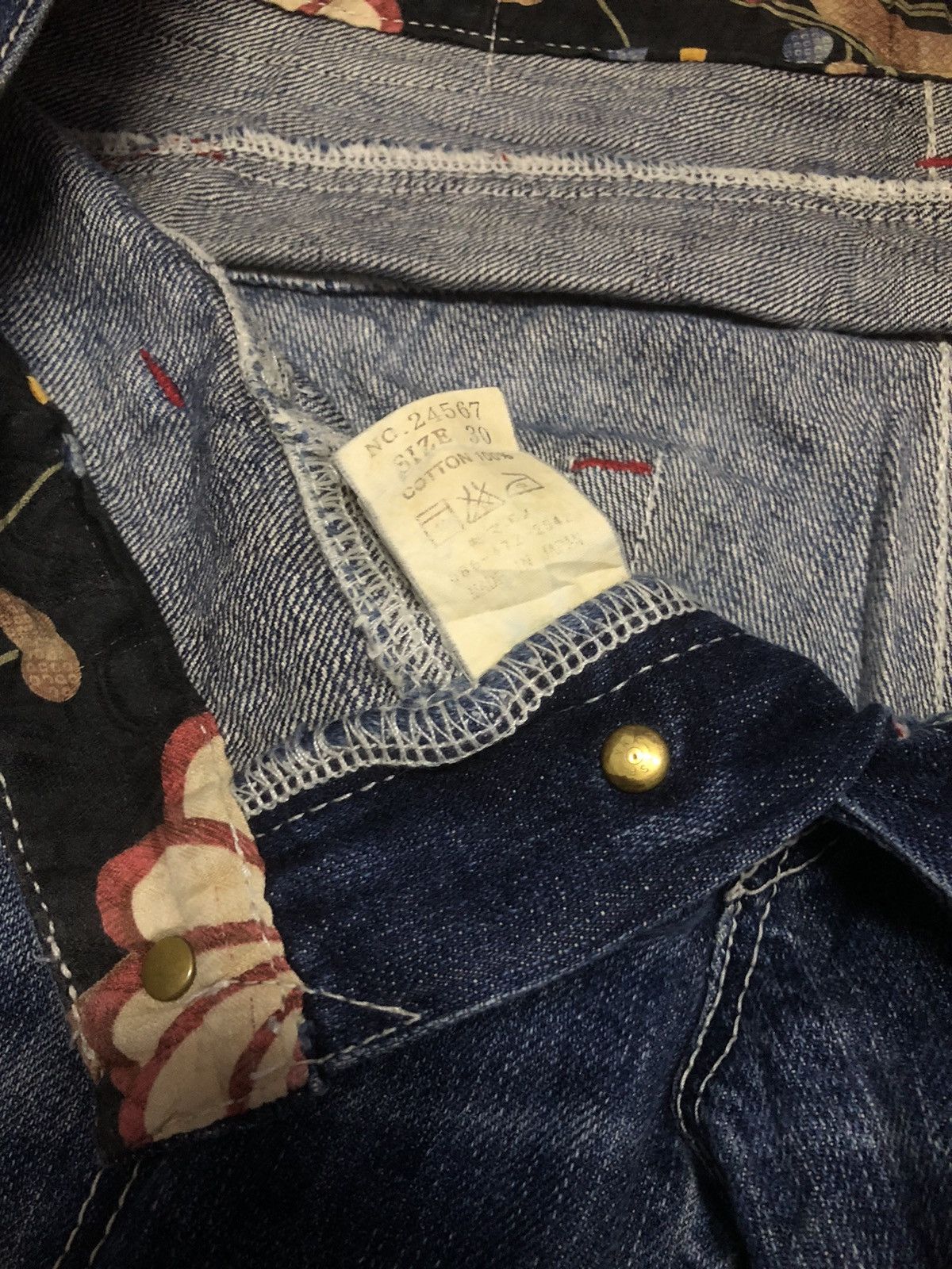 Eternal × Japanese Brand VINTAGE ENTERNAL DENIM JEANS Size US 32 / EU 48 - 15 Thumbnail