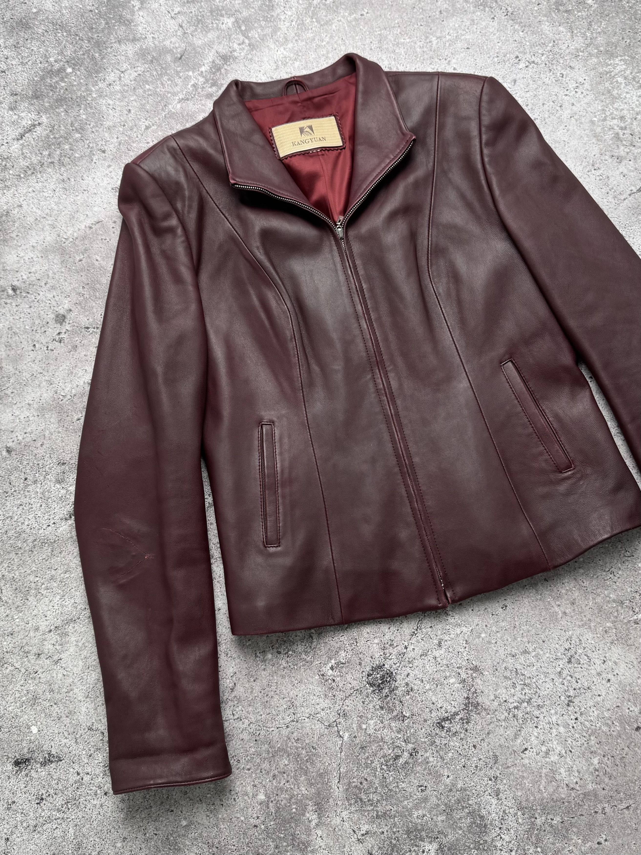 Vintage Vintage Leather Cropped Jacket C5(V404) Size M / US 6-8 / IT 42-44 - 2 Thumbnail