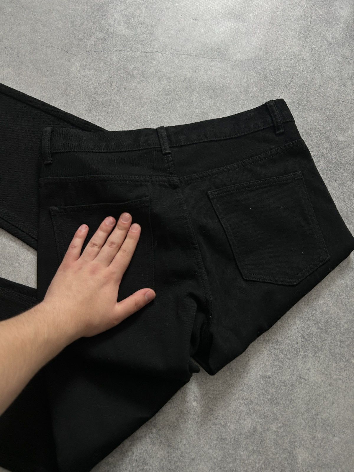 Revenge Revenge embroidered jeans denim black jeans Size US 31 - 7 Thumbnail