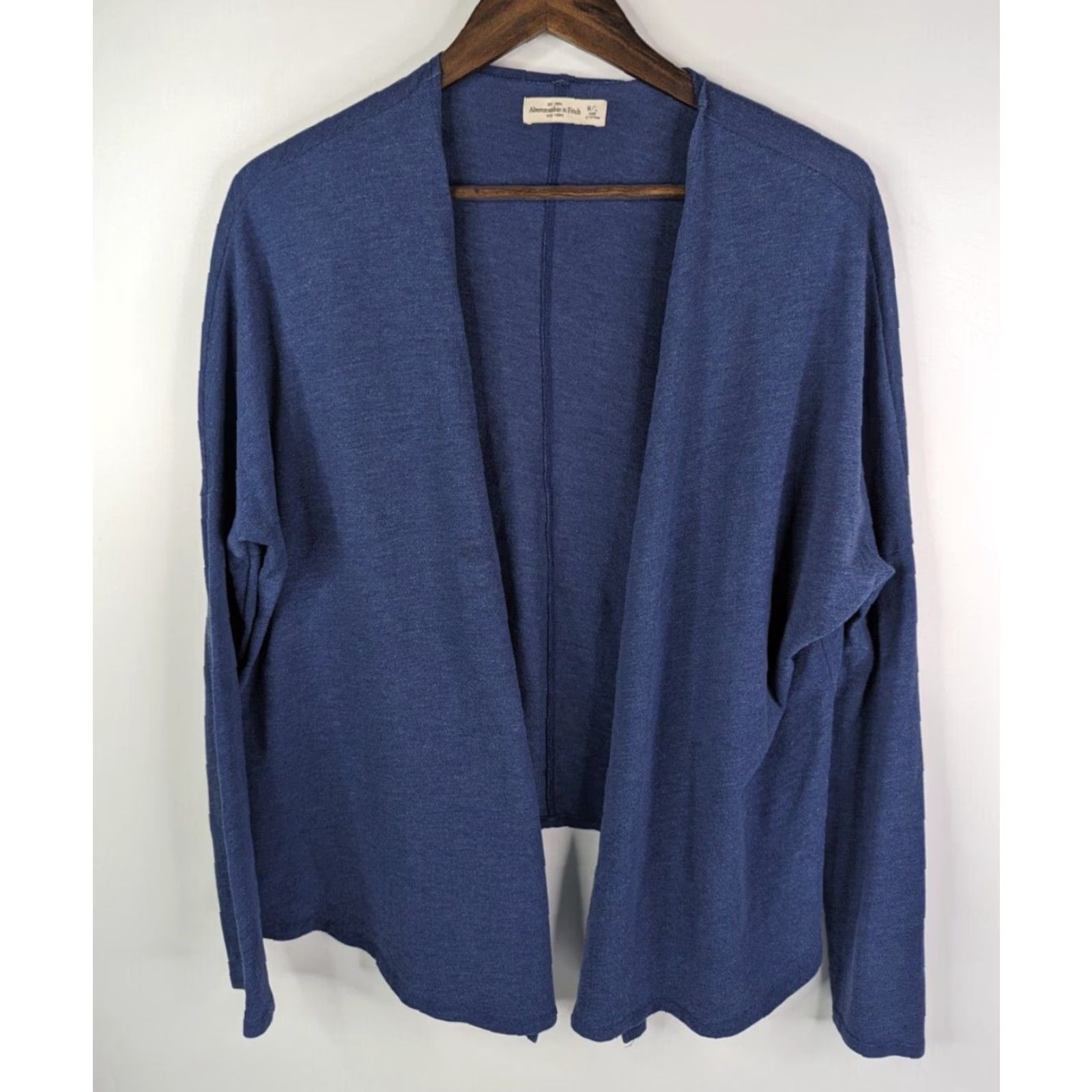 Abercrombie & Fitch Abercrombie & Fitch Cardigan Sweater Blue Long Sleeve Open Front Womens M/L Size M / US 6-8 / IT 42-44 - 2 Thumbnail