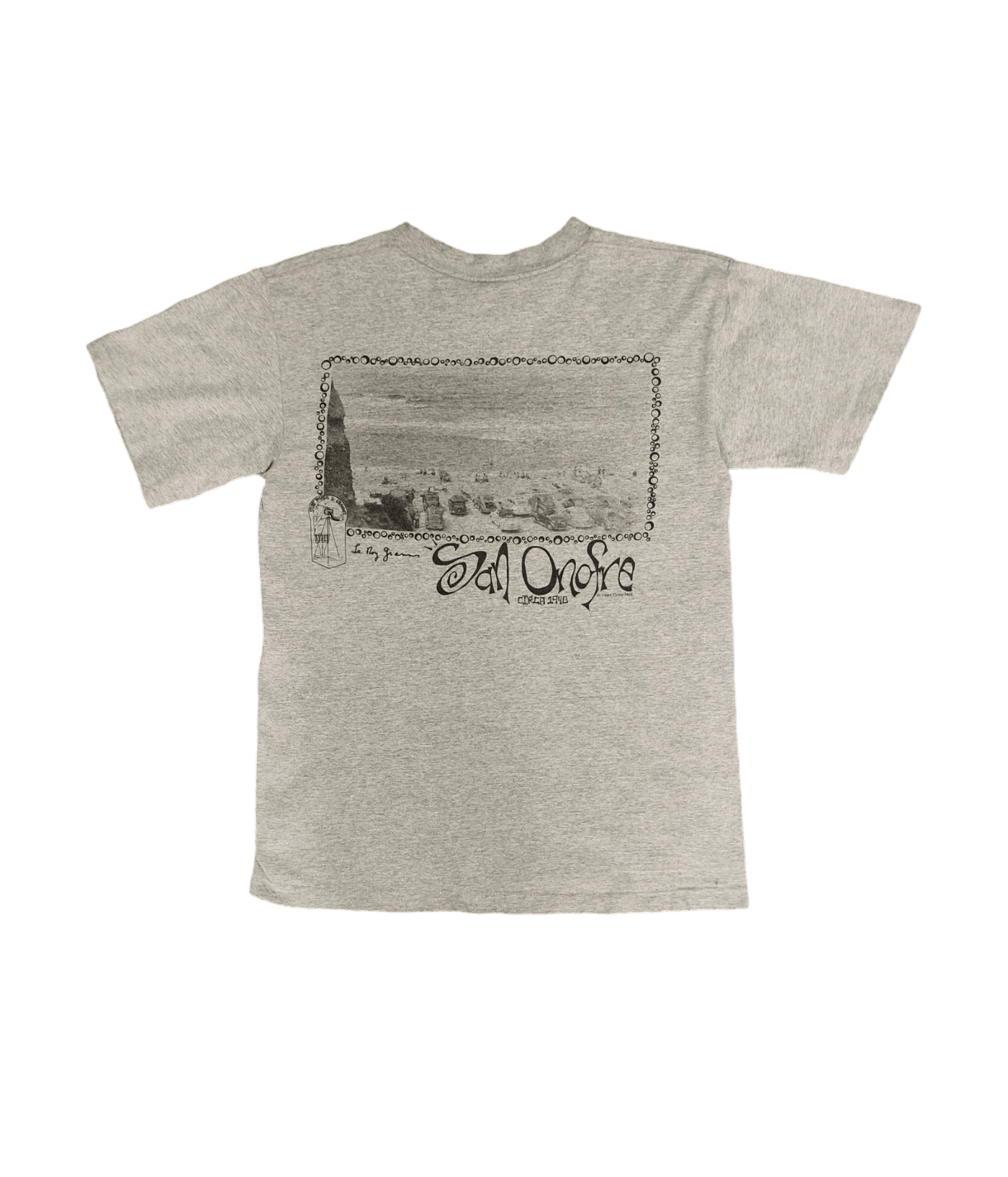 Sun Surf Vintage 90's Greg Noil 'San Onofre' Surfing Photo Print Tee Size US M / EU 48-50 / 2 - 2 Thumbnail