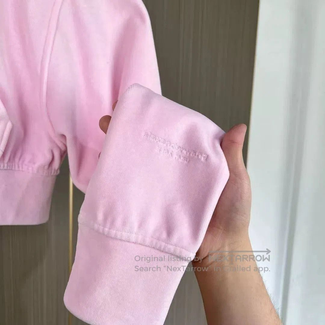 Alexander Wang pink alexander wang cropped hoodie. Size XS / US 0-2 / IT 36-38 - 4 Thumbnail