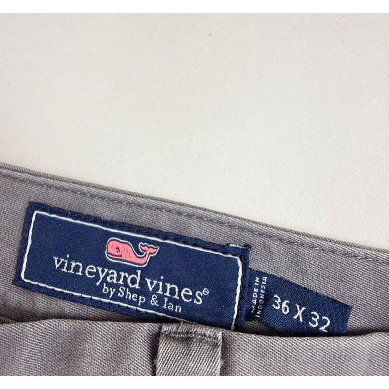 Vineyard Vines Vineyard Vines Men's Slim-Fit Breaker Pant Gray Straight-Leg Size US 36 / EU 52 - 2 Thumbnail