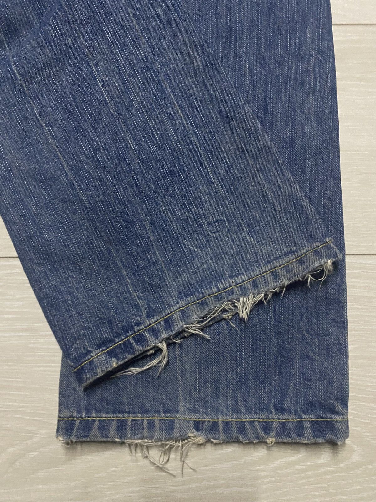 Beauty Beast Vintage Japanese Buzz Spunky Star Flare Repair Jeans Size US 32 / EU 48 - 19 Thumbnail