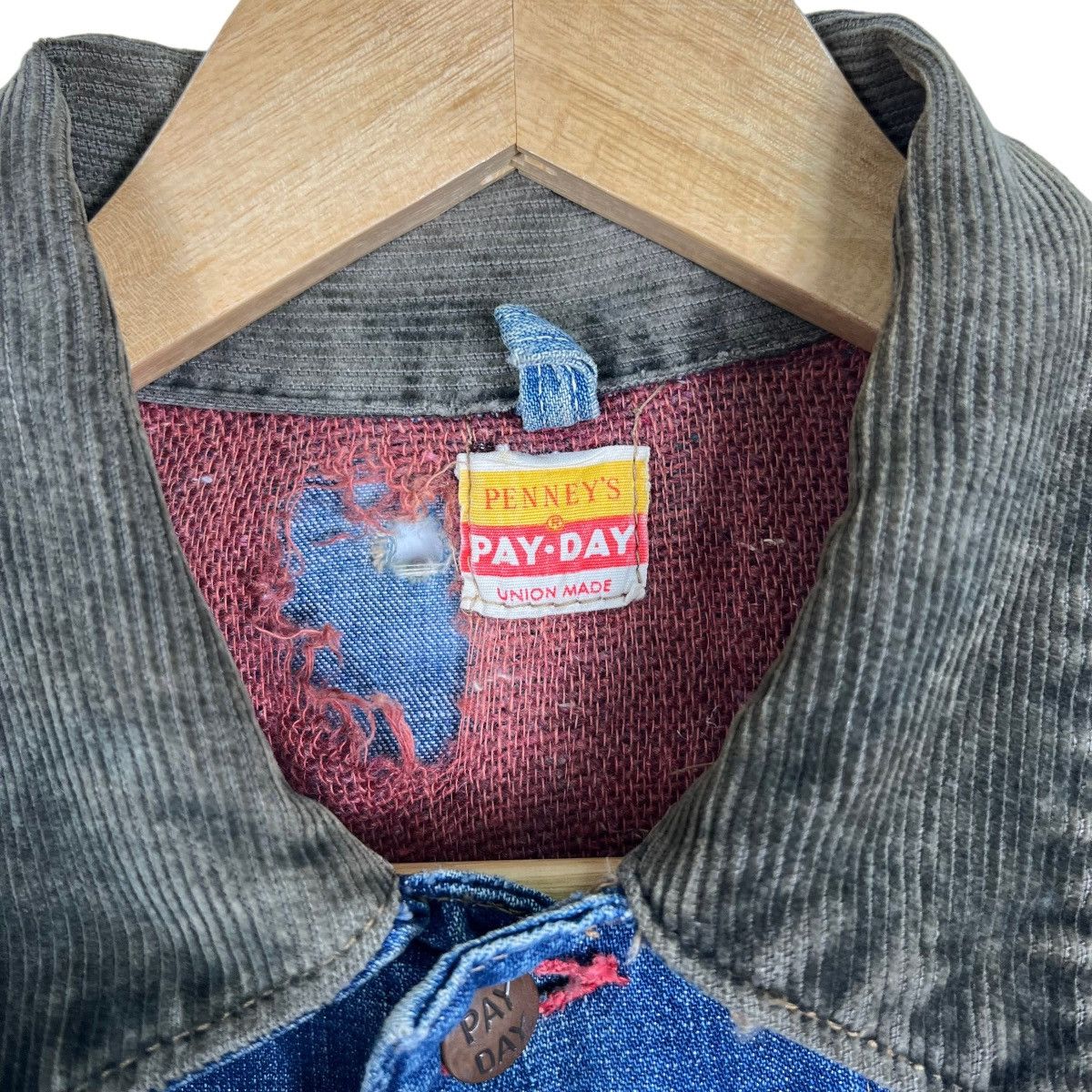 JCPenney 🔥 TRUE VINTAGE 1950s PAY DAY PENNY'S BLANKET CHORE JACKET Size US M / EU 48-50 / 2 - 20 Thumbnail
