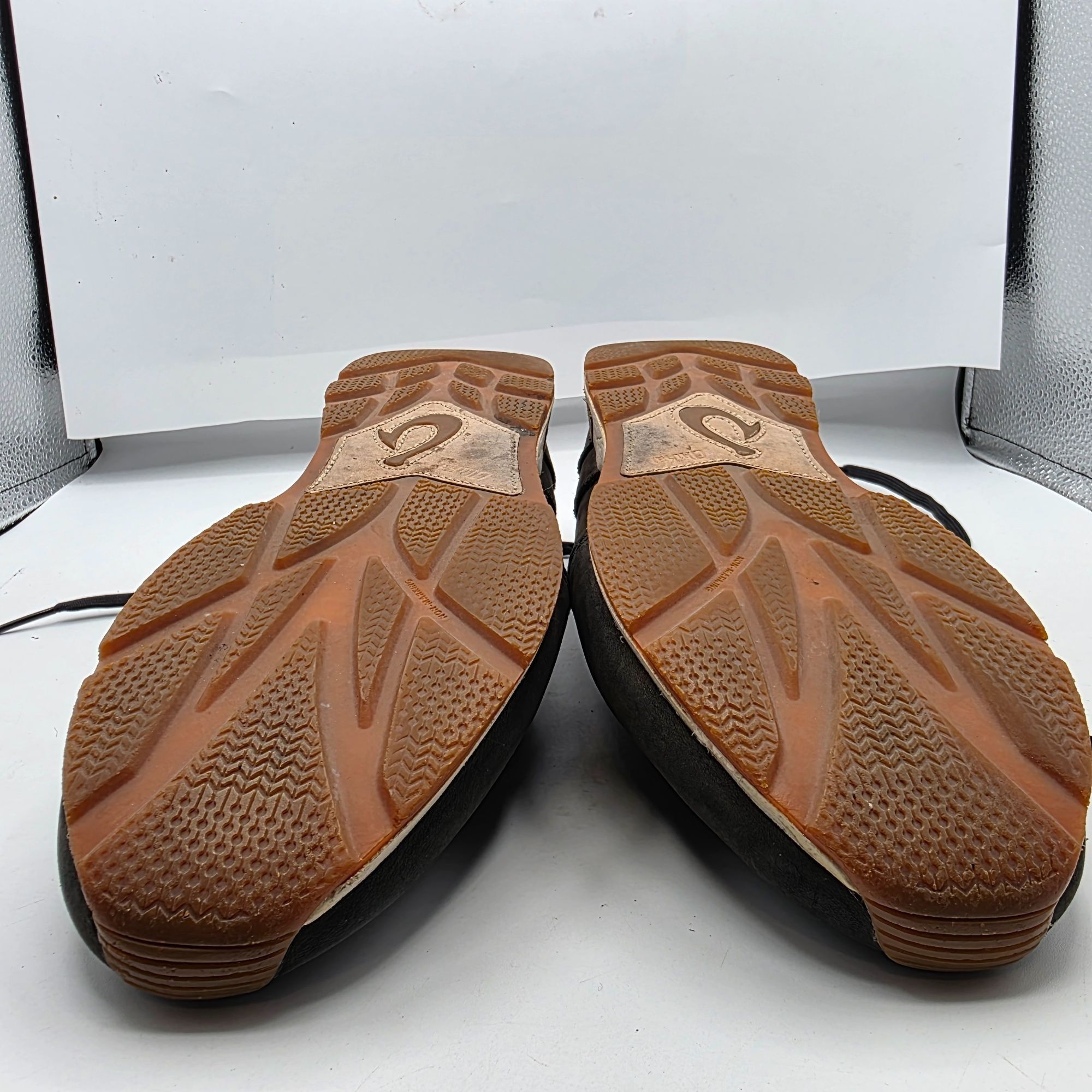 Olukai OluKai Men's Huaka'i Li Mens Size 7 Black Shoes Leather Casu Size US 7 / EU 40 - 11 Thumbnail