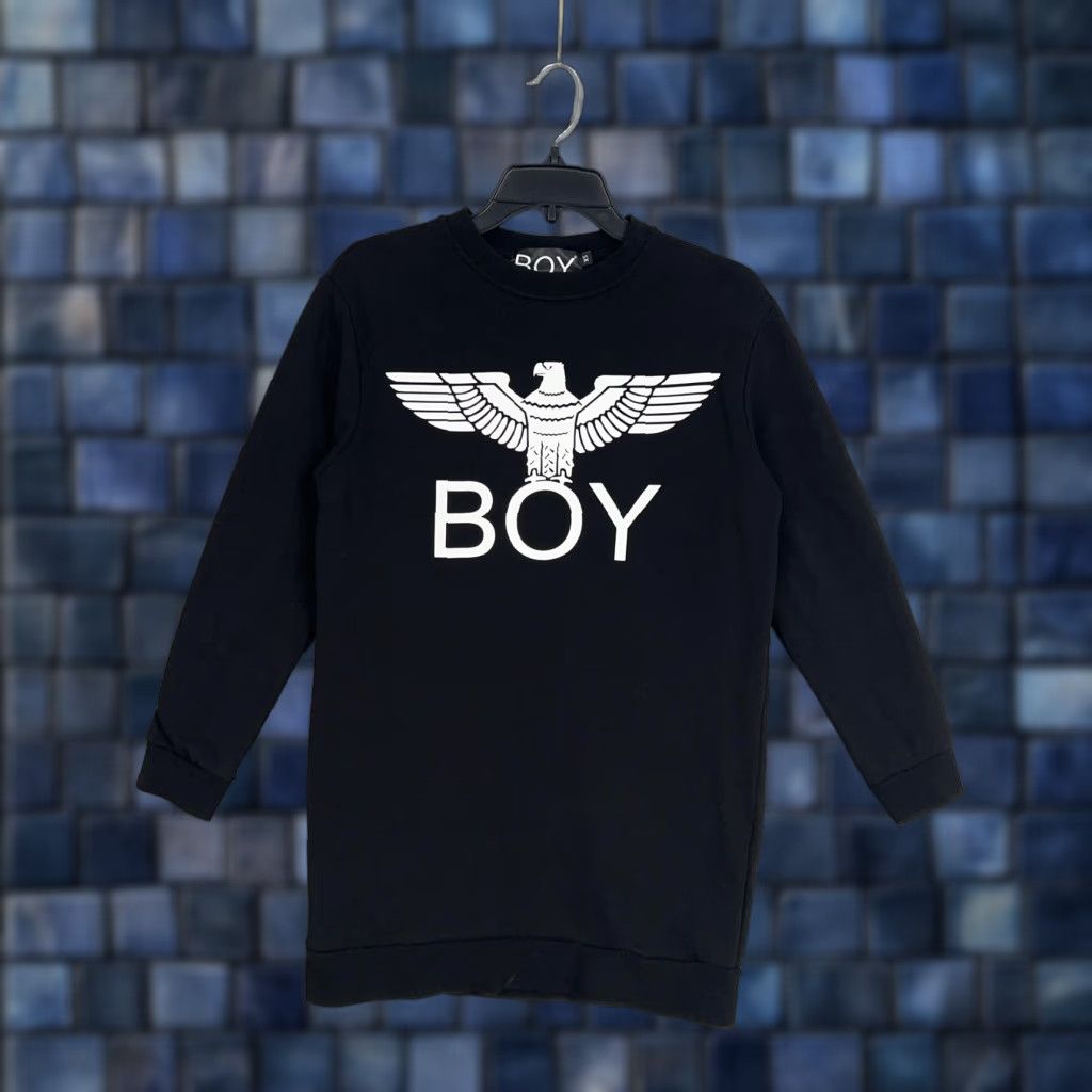 Boy London BOY London Sweatshirt Mens XS Black Eagle Crewneck Street Punk 80s Made in Italy Size US XS / EU 42 / 0 - 1 Thumbnail