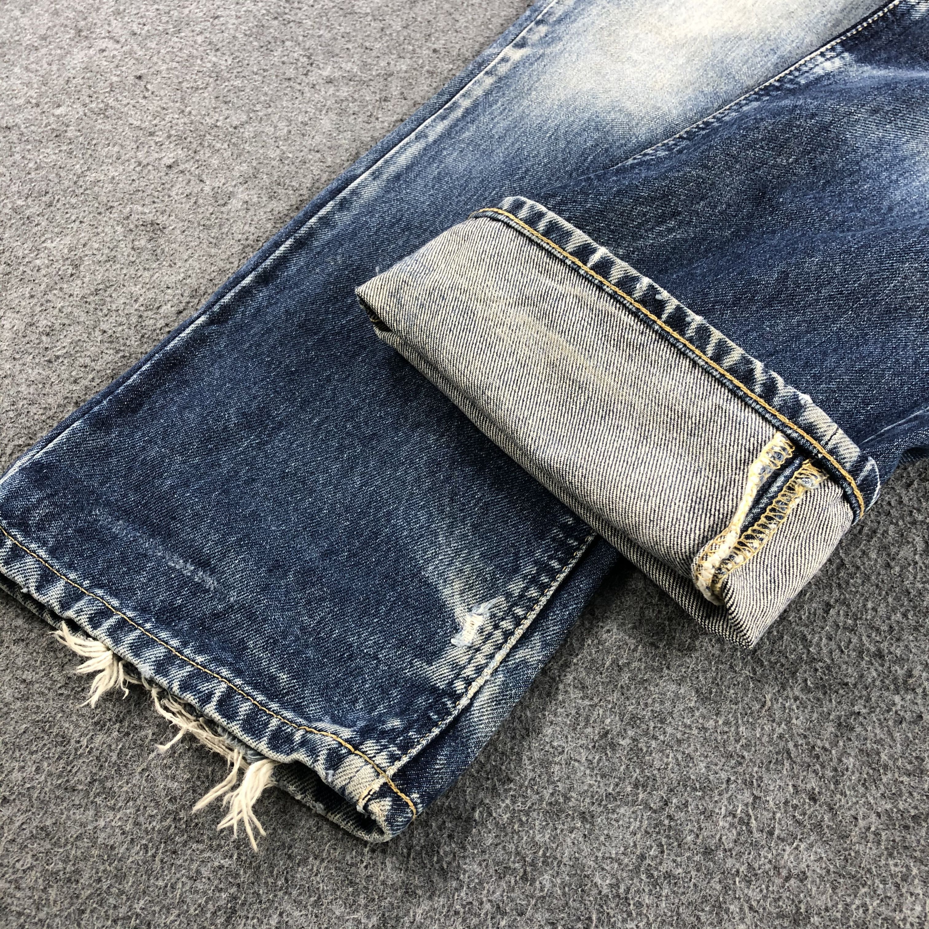 Lee Vintage Blue Wash Lee Jeans-J1733 Size US 27 - 7 Thumbnail