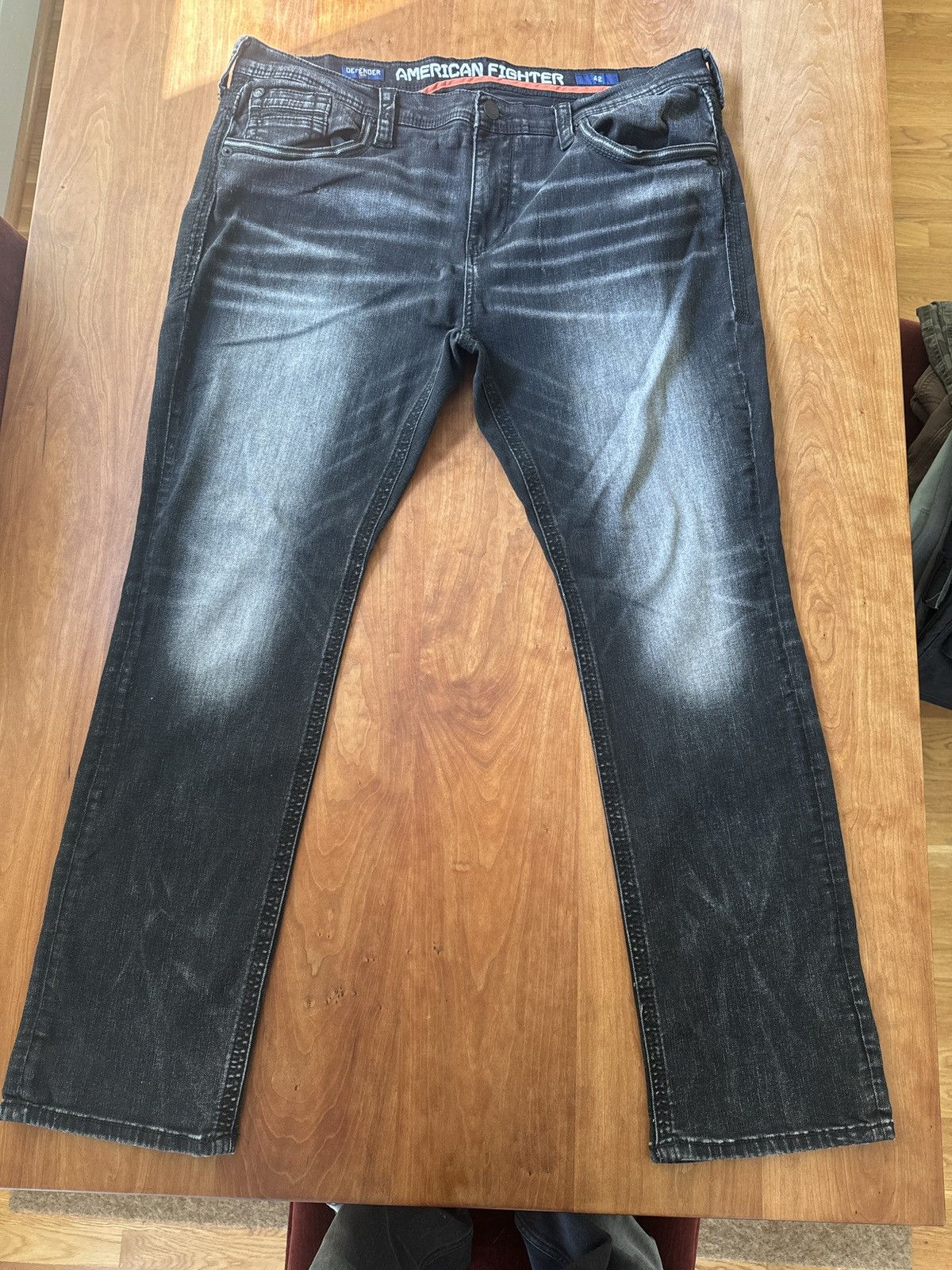 Affliction American Fighter Baggy blackwash jeans Size US 42 / EU 58 - 1 Thumbnail